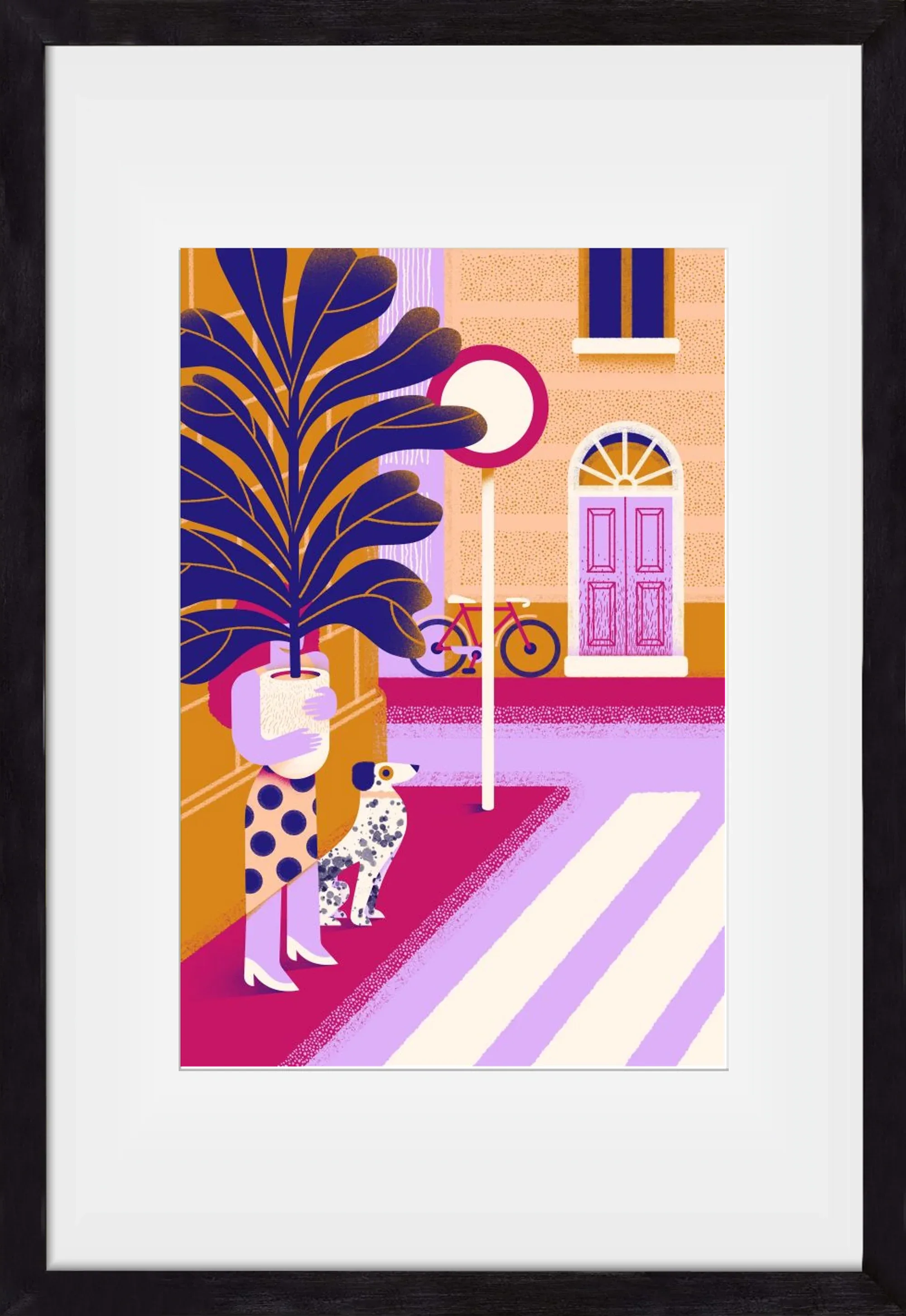 Plantmom and a dalmatian - artbridge