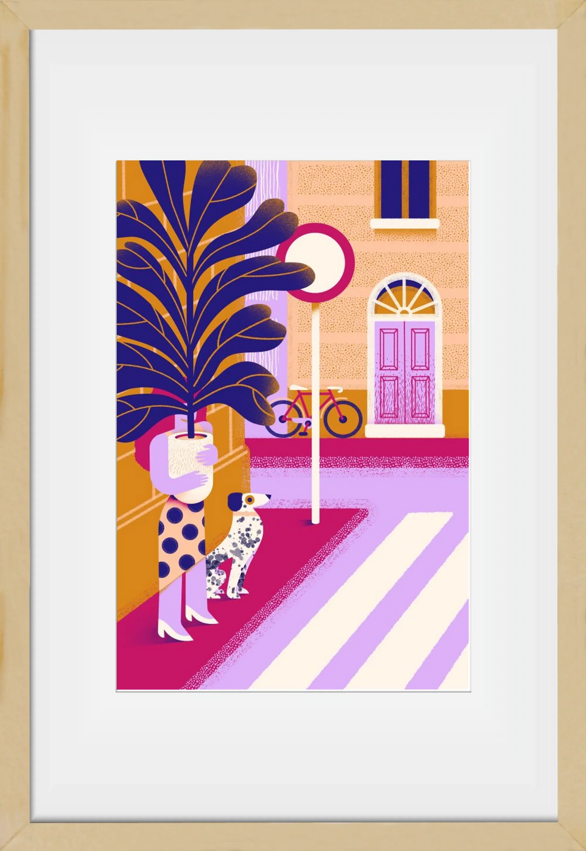 Plantmom and a dalmatian - artbridge