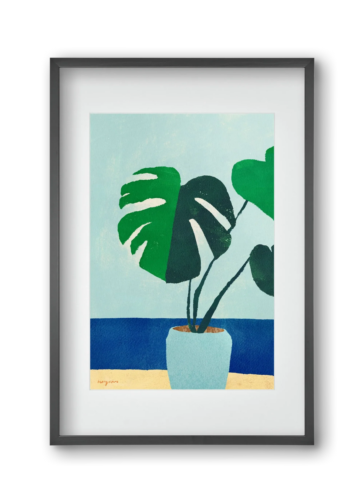 Monstera blues - artbridge