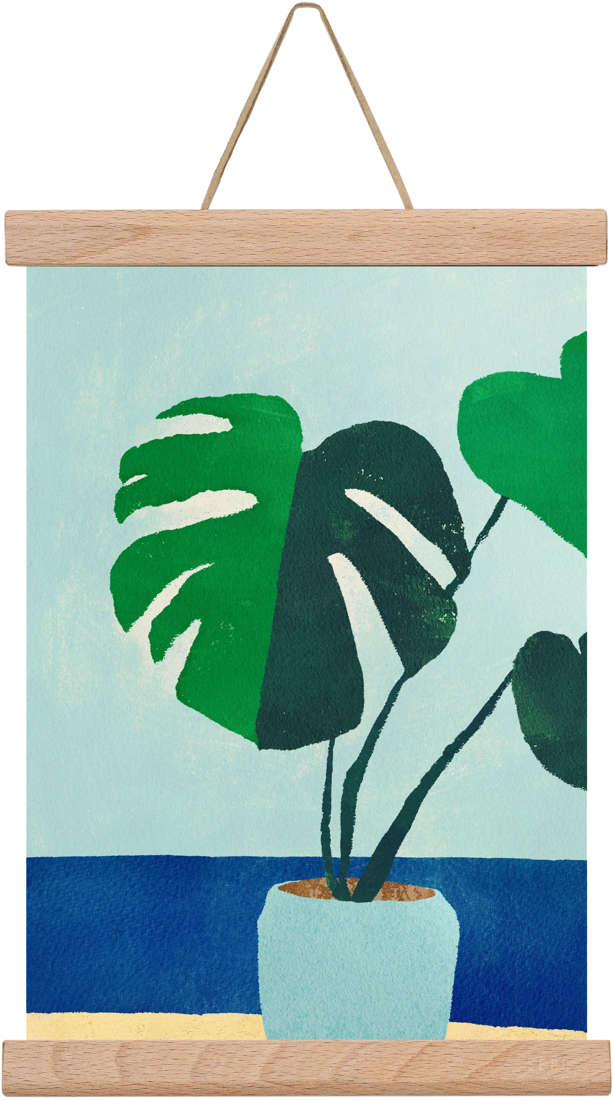 Monstera blues - artbridge