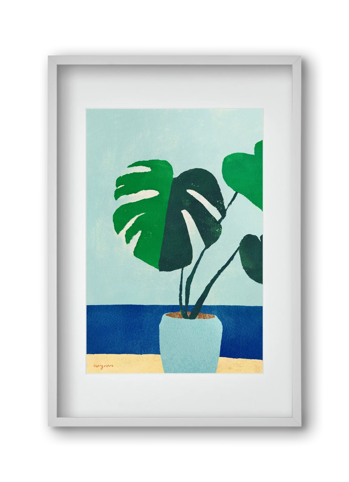 Monstera blues - artbridge
