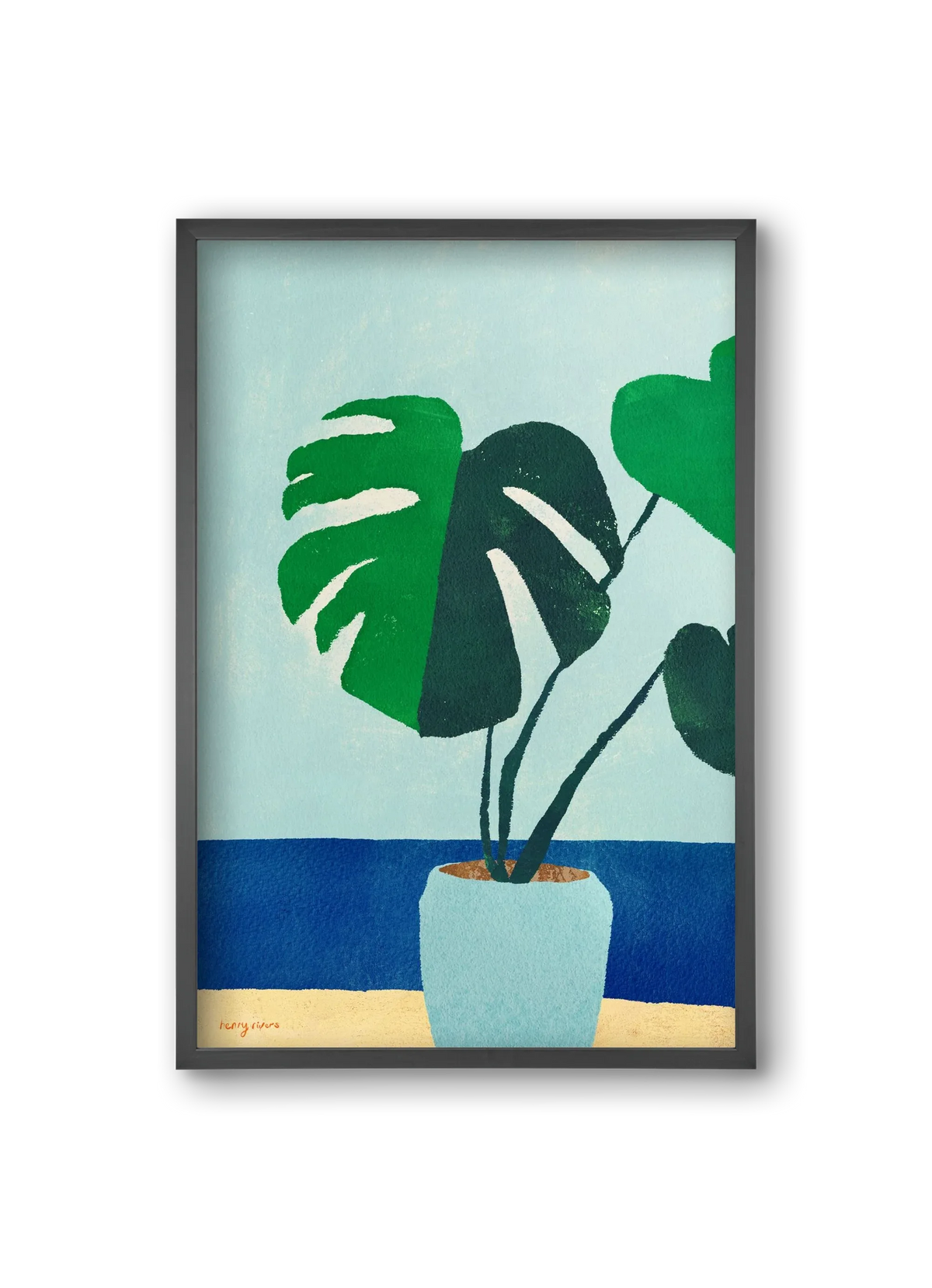 Monstera blues - artbridge