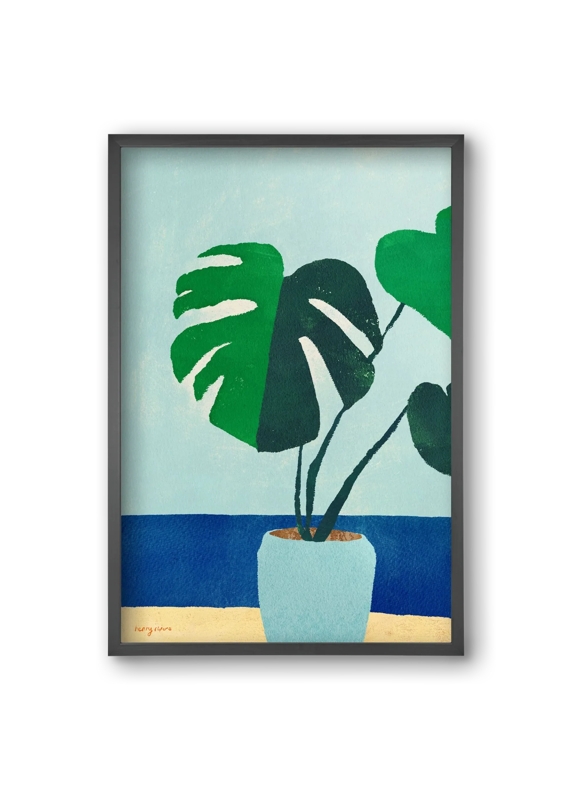 Monstera blues - artbridge