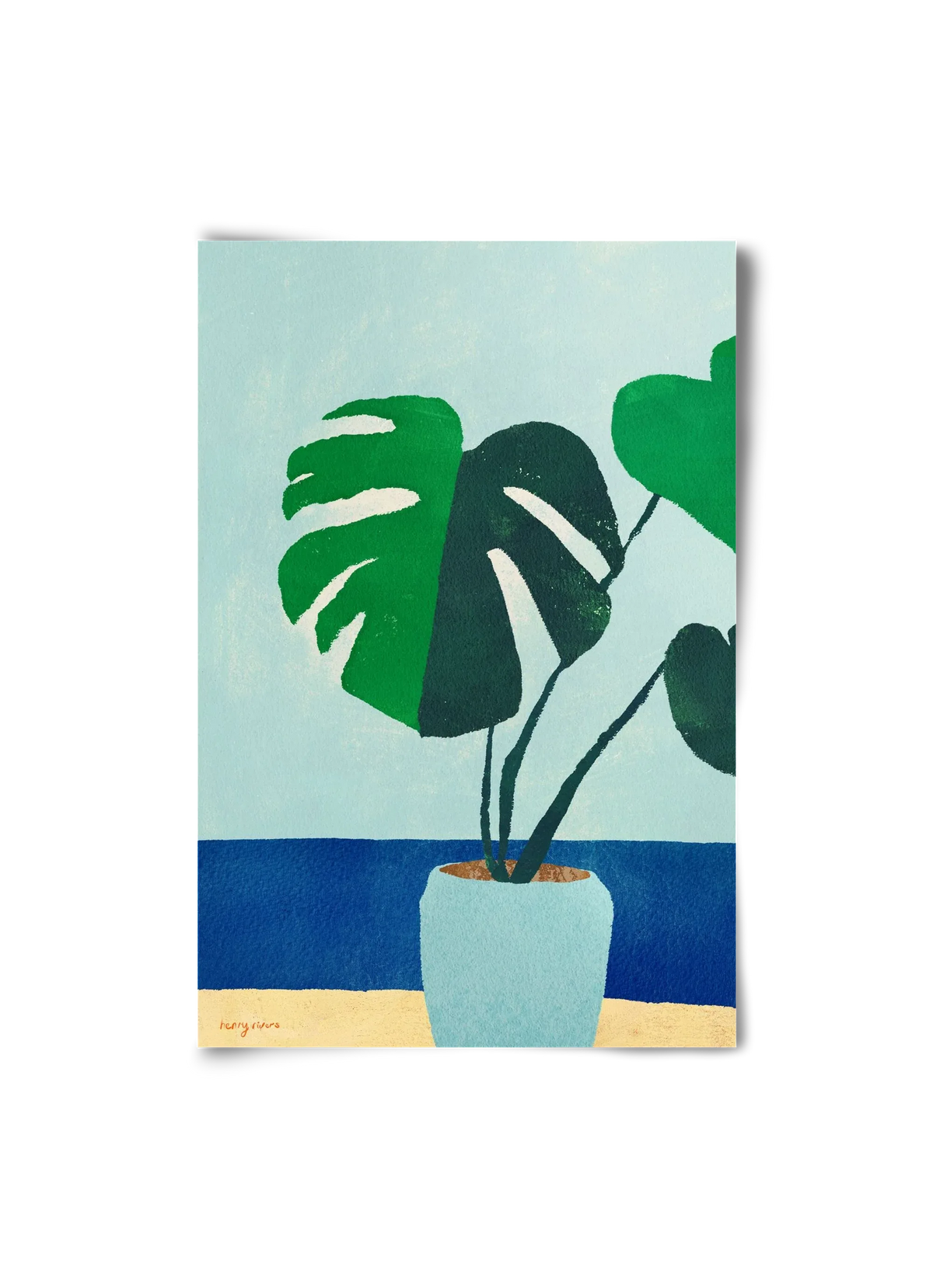 Monstera blues - artbridge
