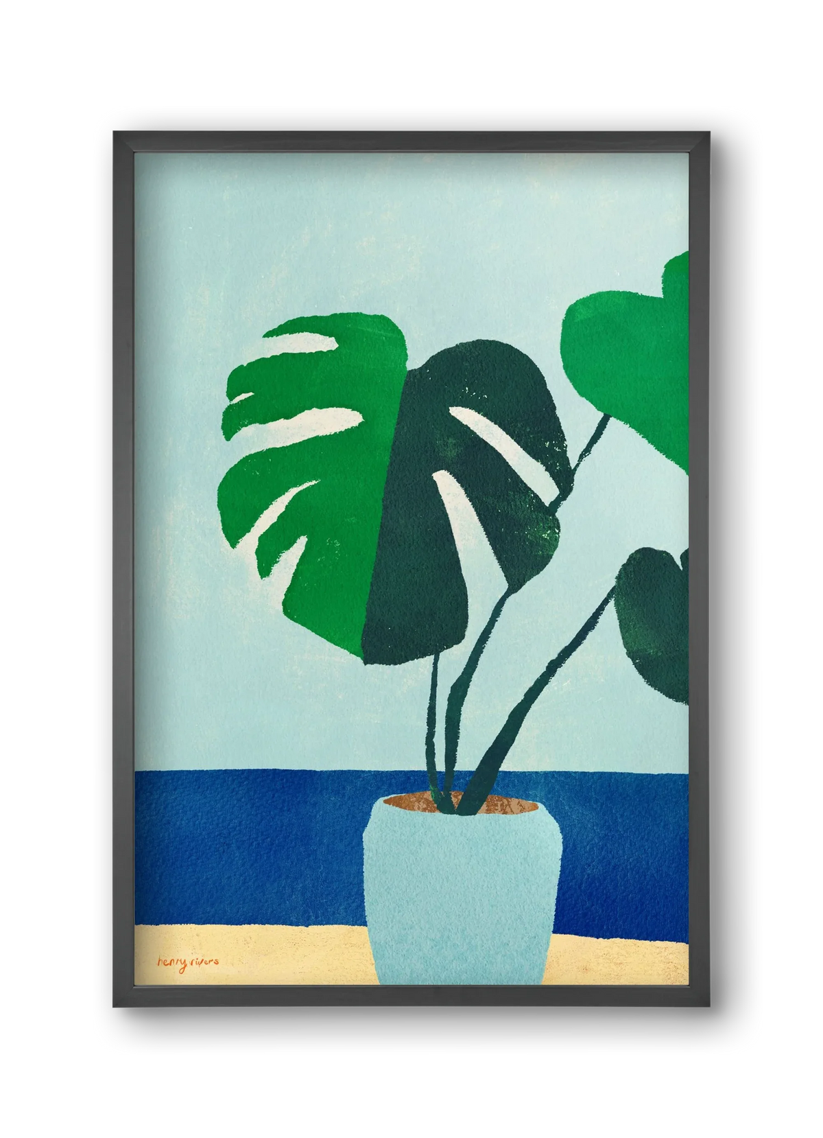 Monstera blues - artbridge