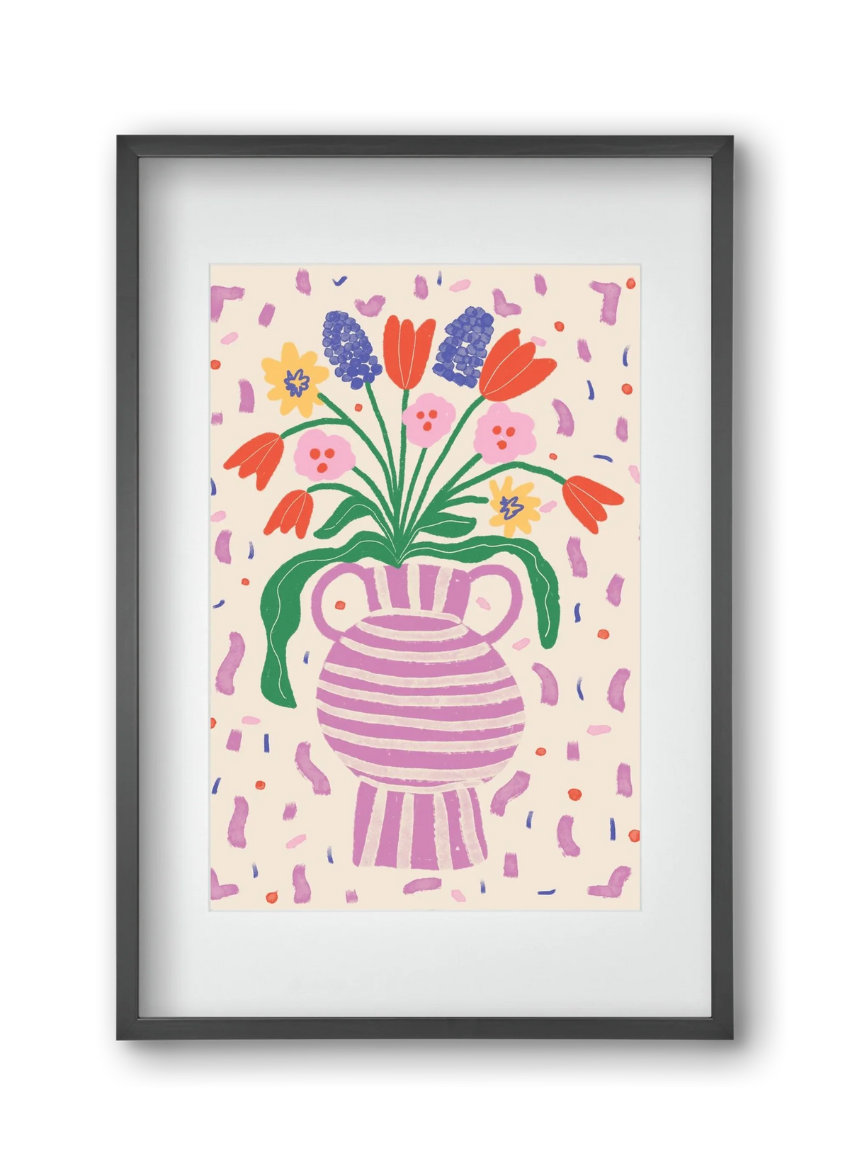 flowers in a vase - artbridge