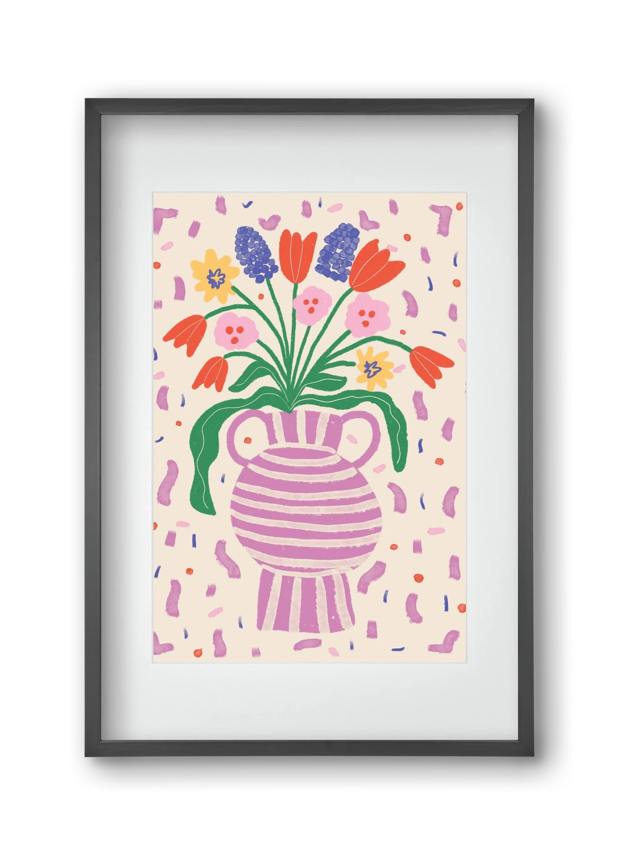 flowers in a vase - artbridge
