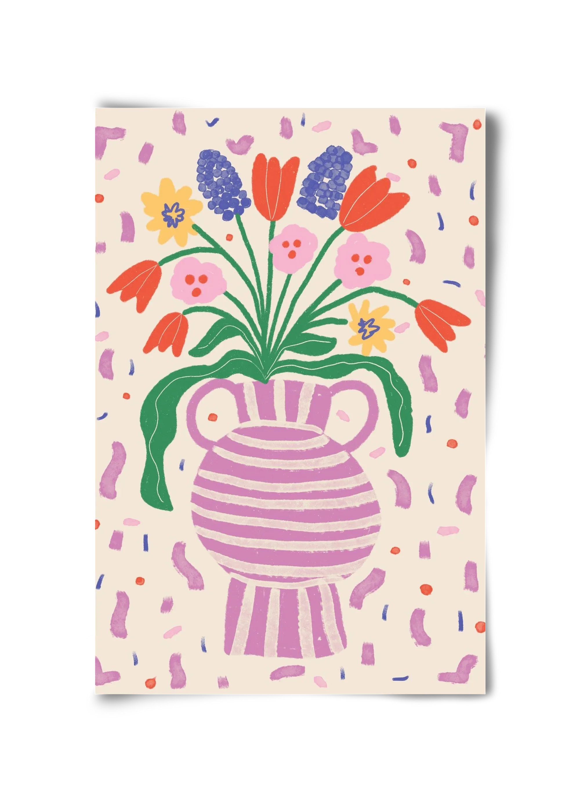 flowers in a vase - artbridge