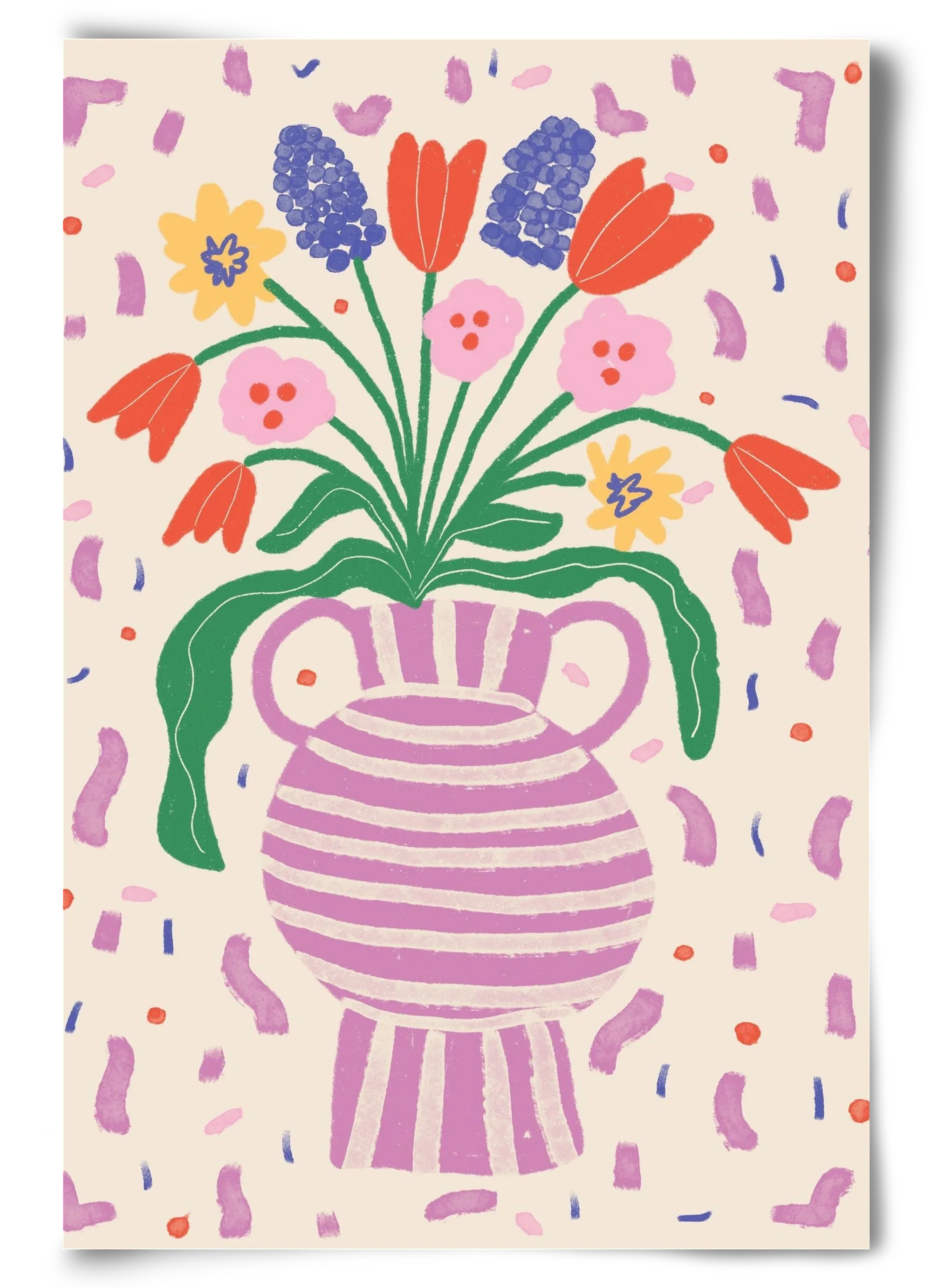 flowers in a vase - artbridge