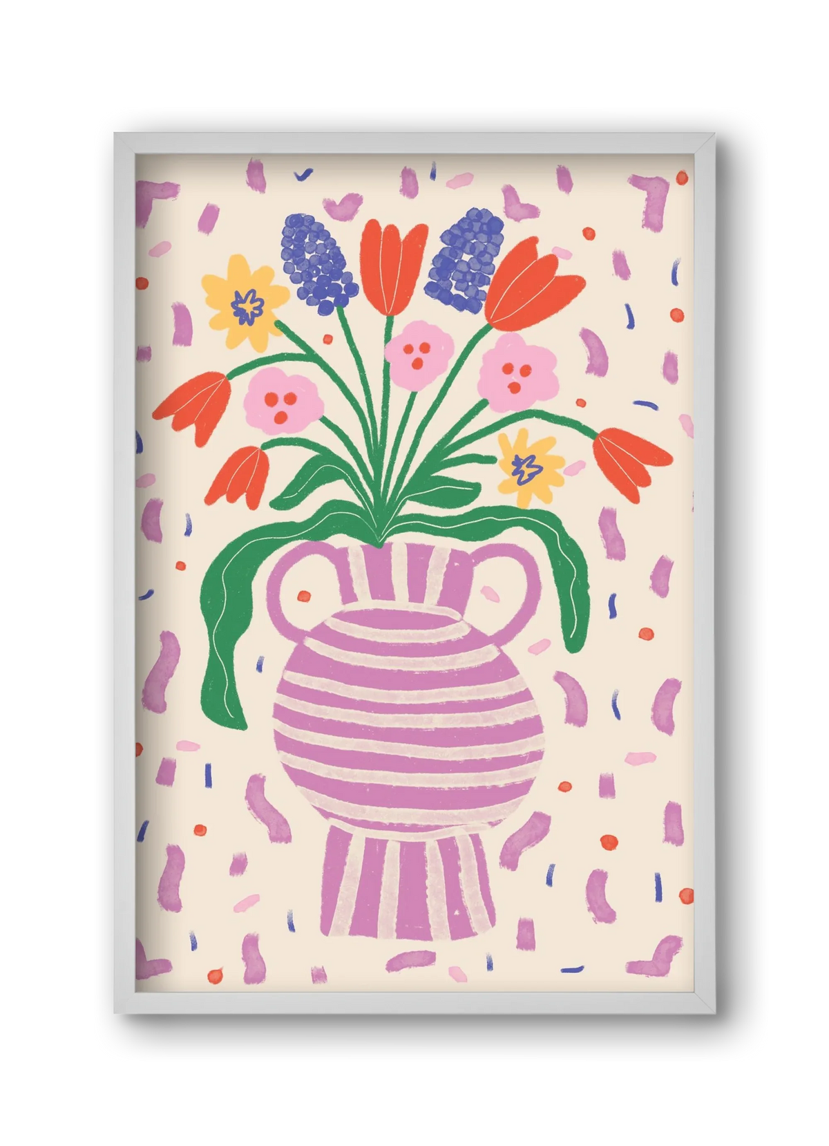 flowers in a vase - artbridge