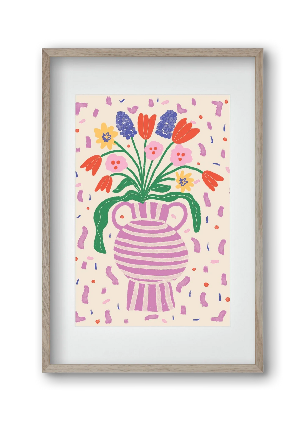 flowers in a vase - artbridge