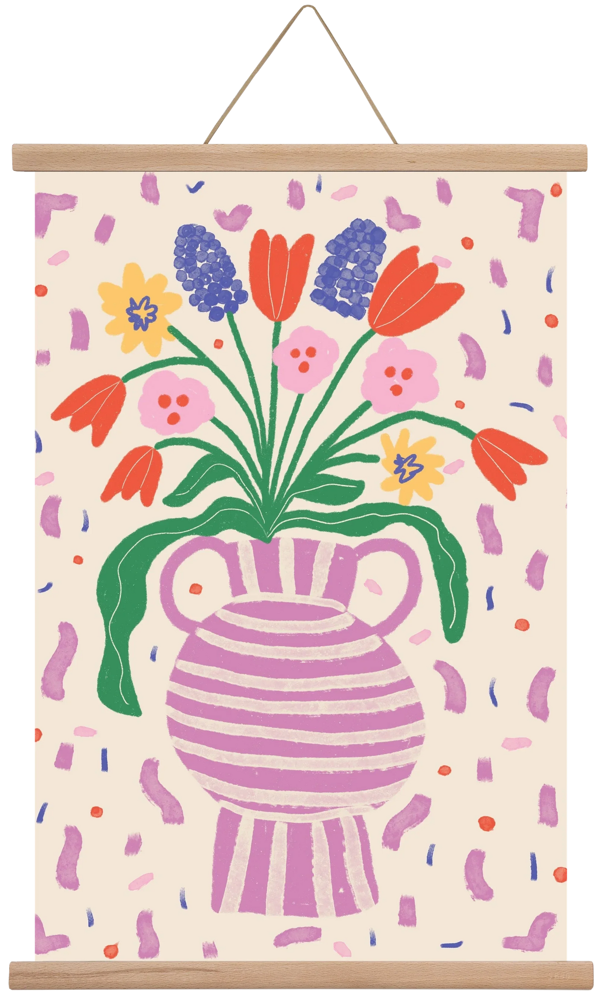 flowers in a vase - artbridge