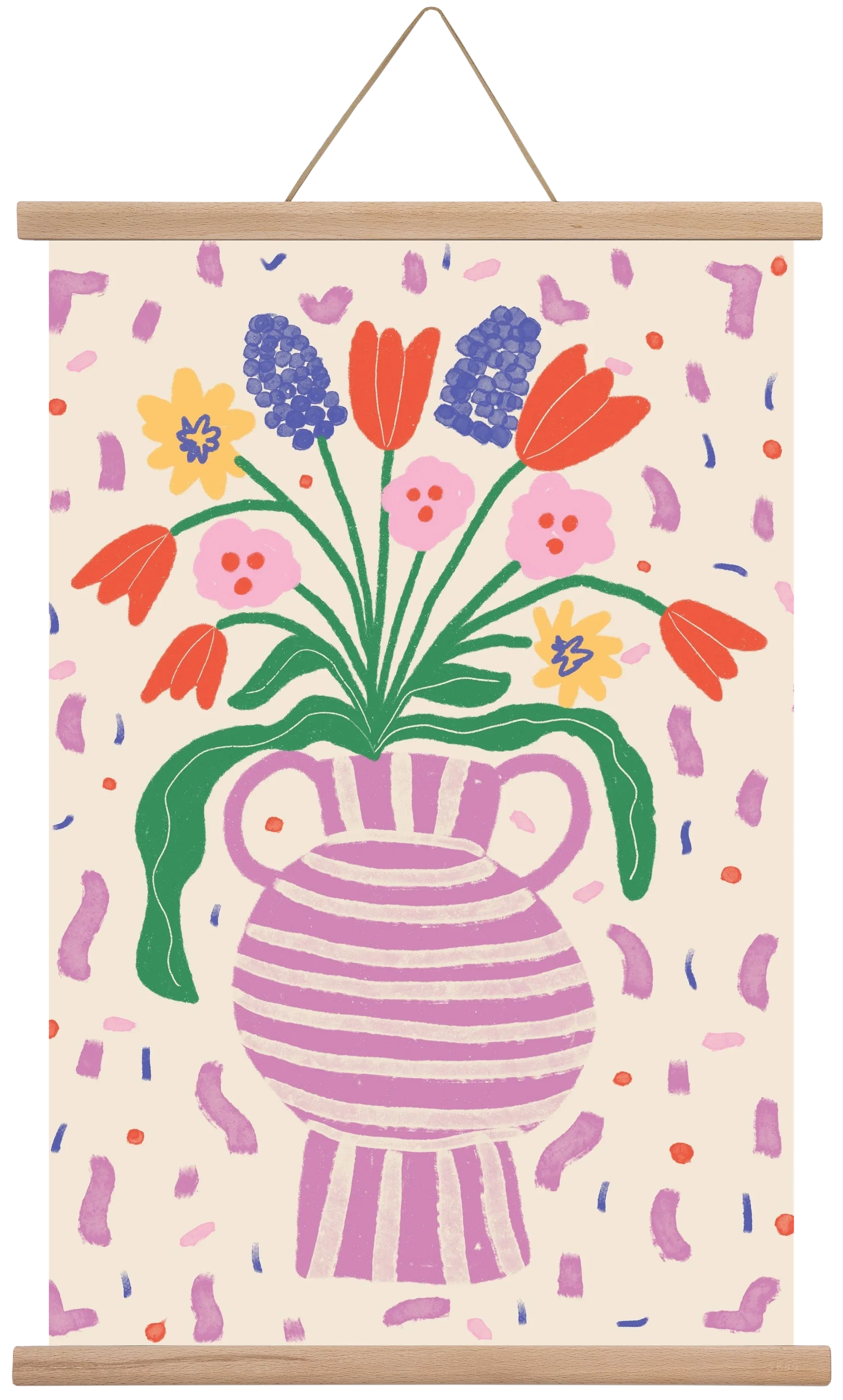 flowers in a vase - artbridge