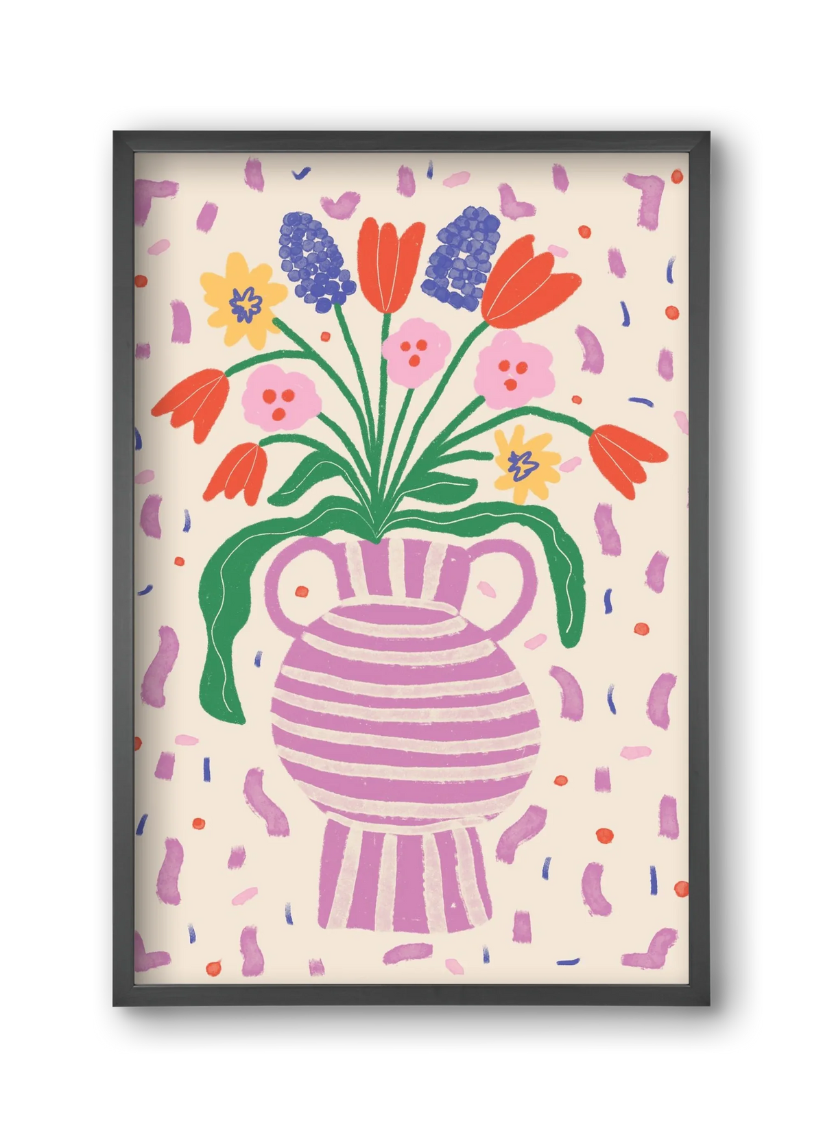 flowers in a vase - artbridge