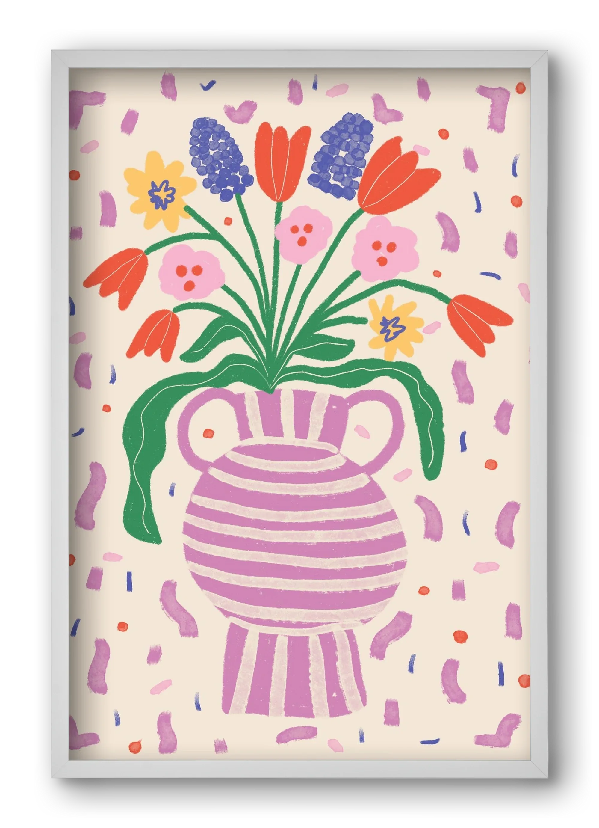flowers in a vase - artbridge
