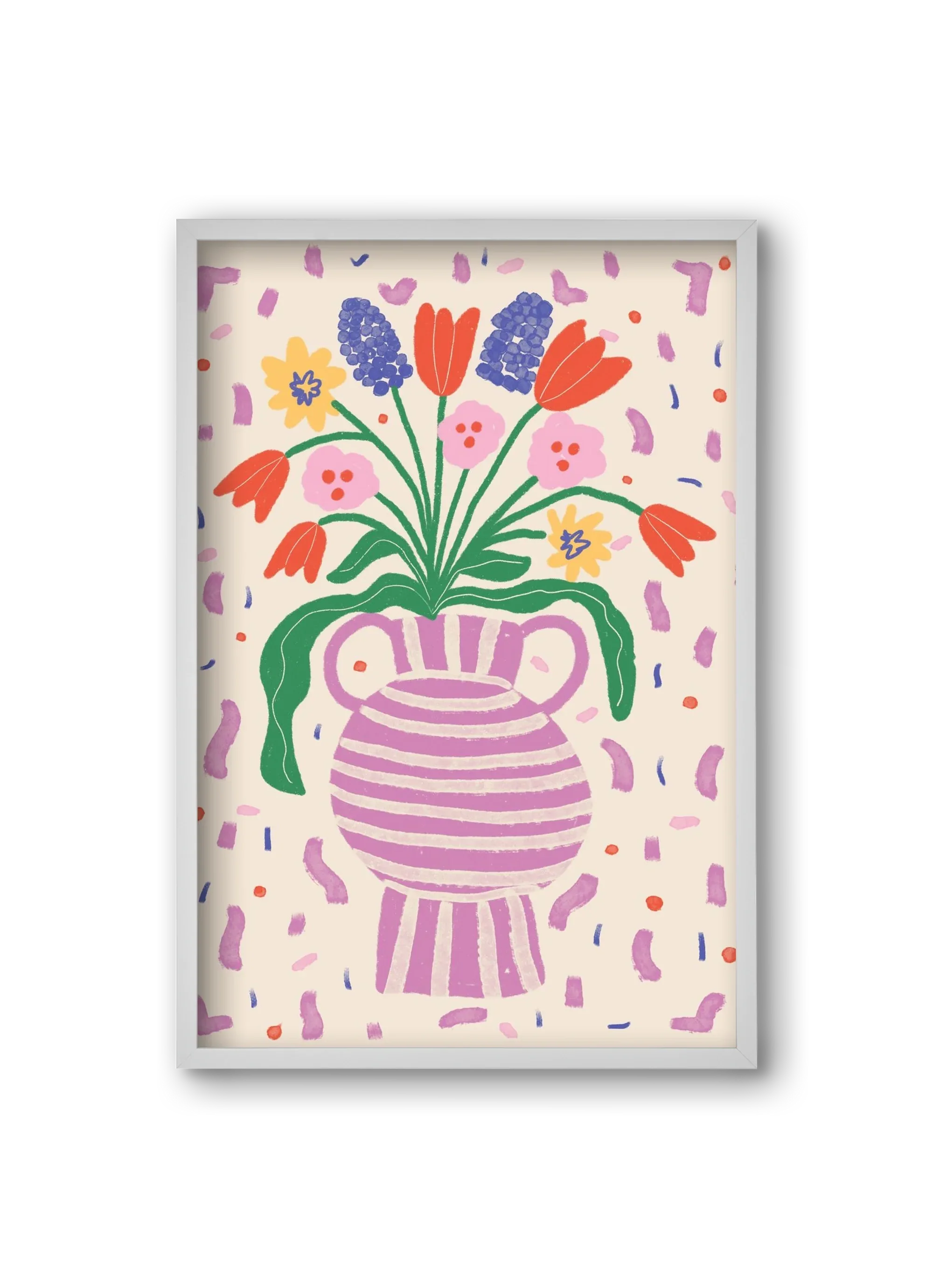 flowers in a vase - artbridge