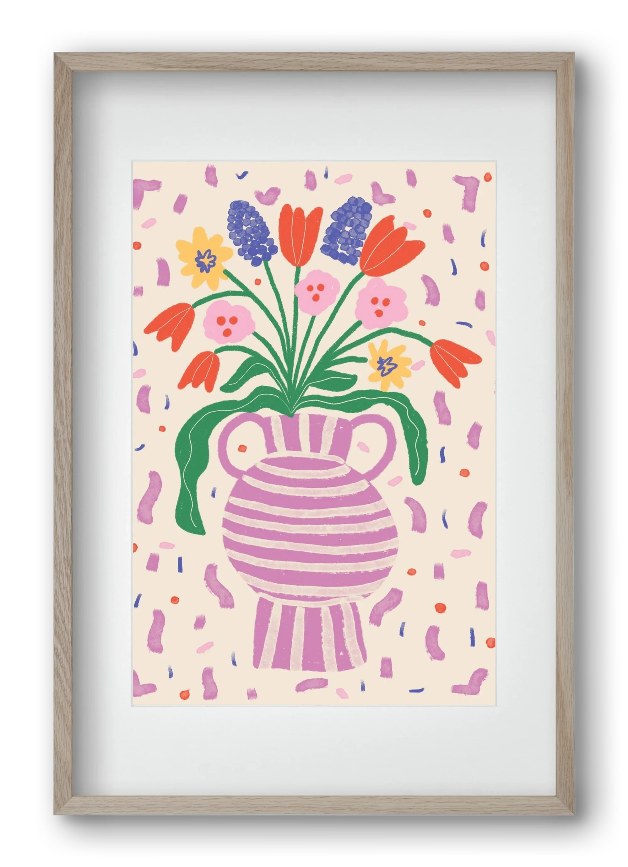 flowers in a vase - artbridge