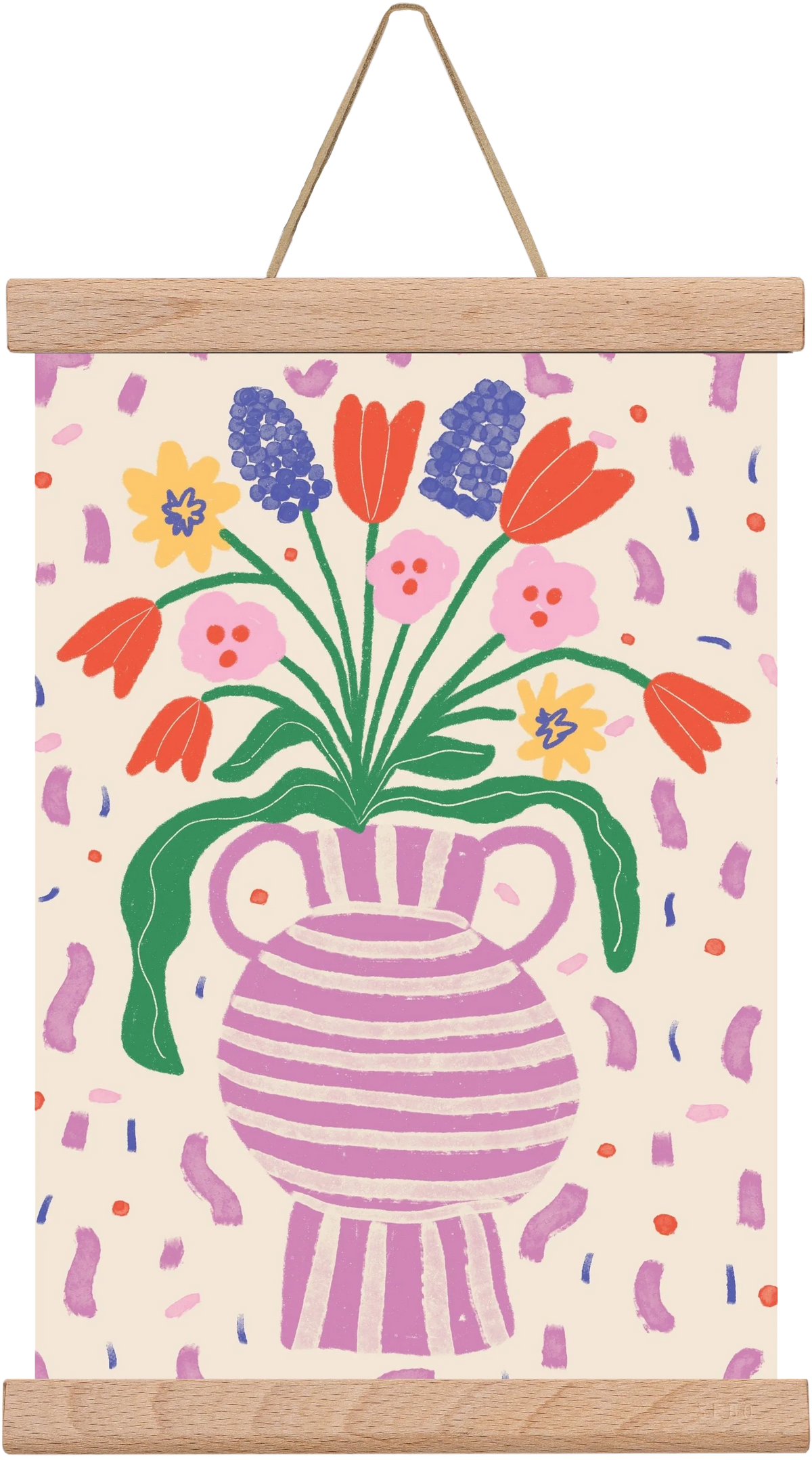 flowers in a vase - artbridge