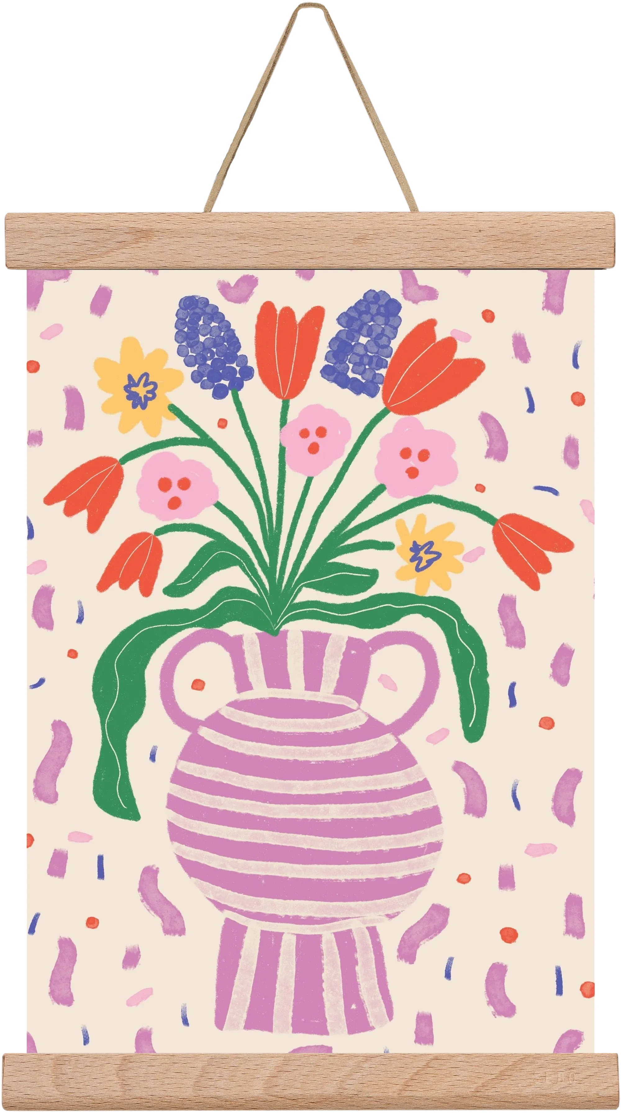 flowers in a vase - artbridge