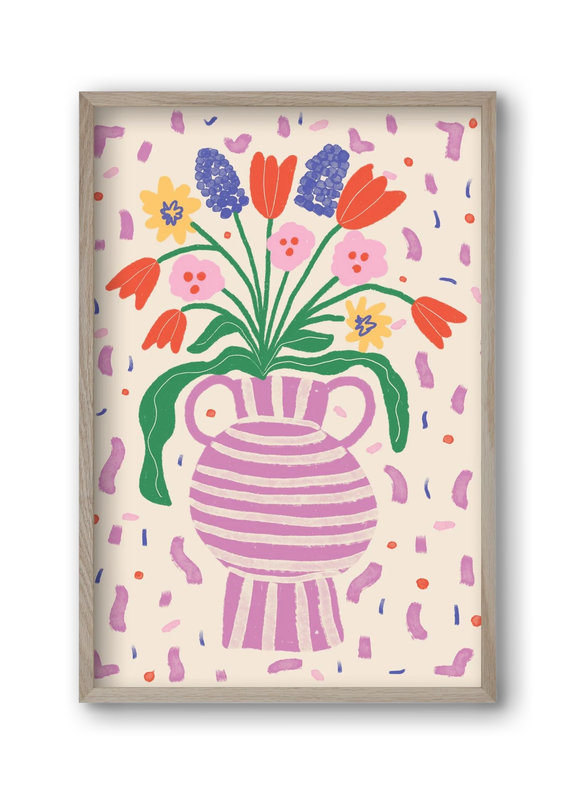 flowers in a vase - artbridge