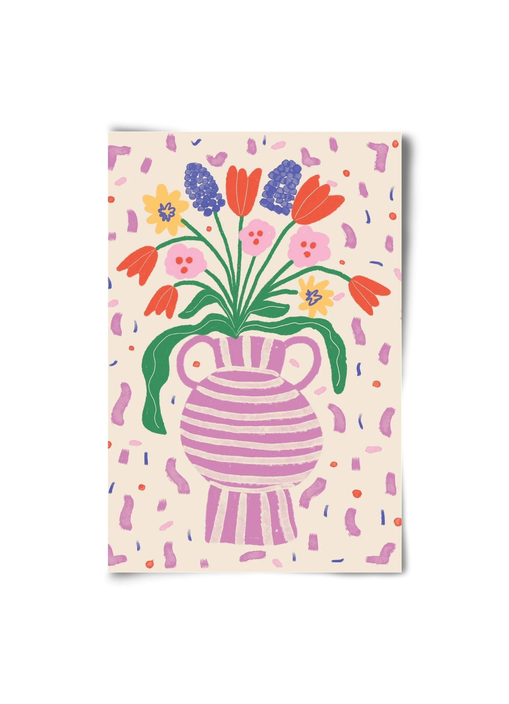 flowers in a vase - artbridge