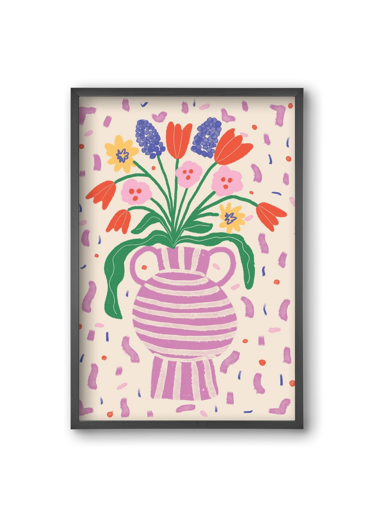 flowers in a vase - artbridge