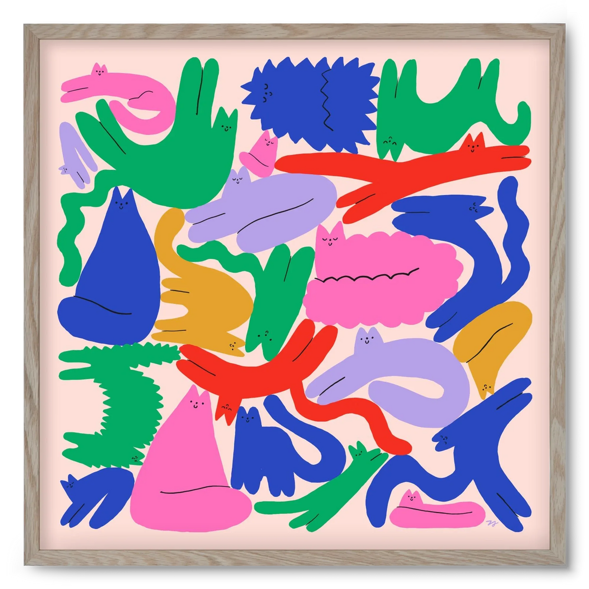 Colorful Cats - artbridge