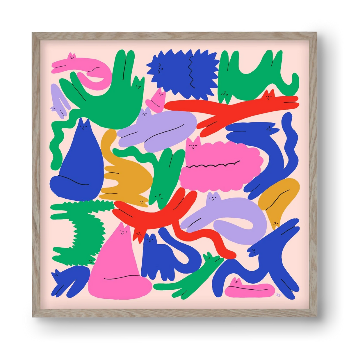 Colorful Cats - artbridge