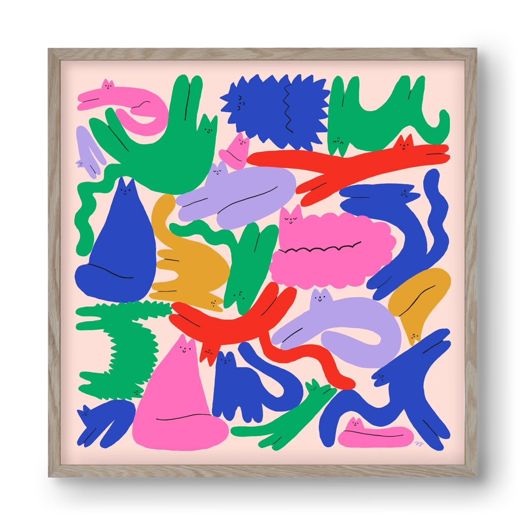 Colorful Cats - artbridge