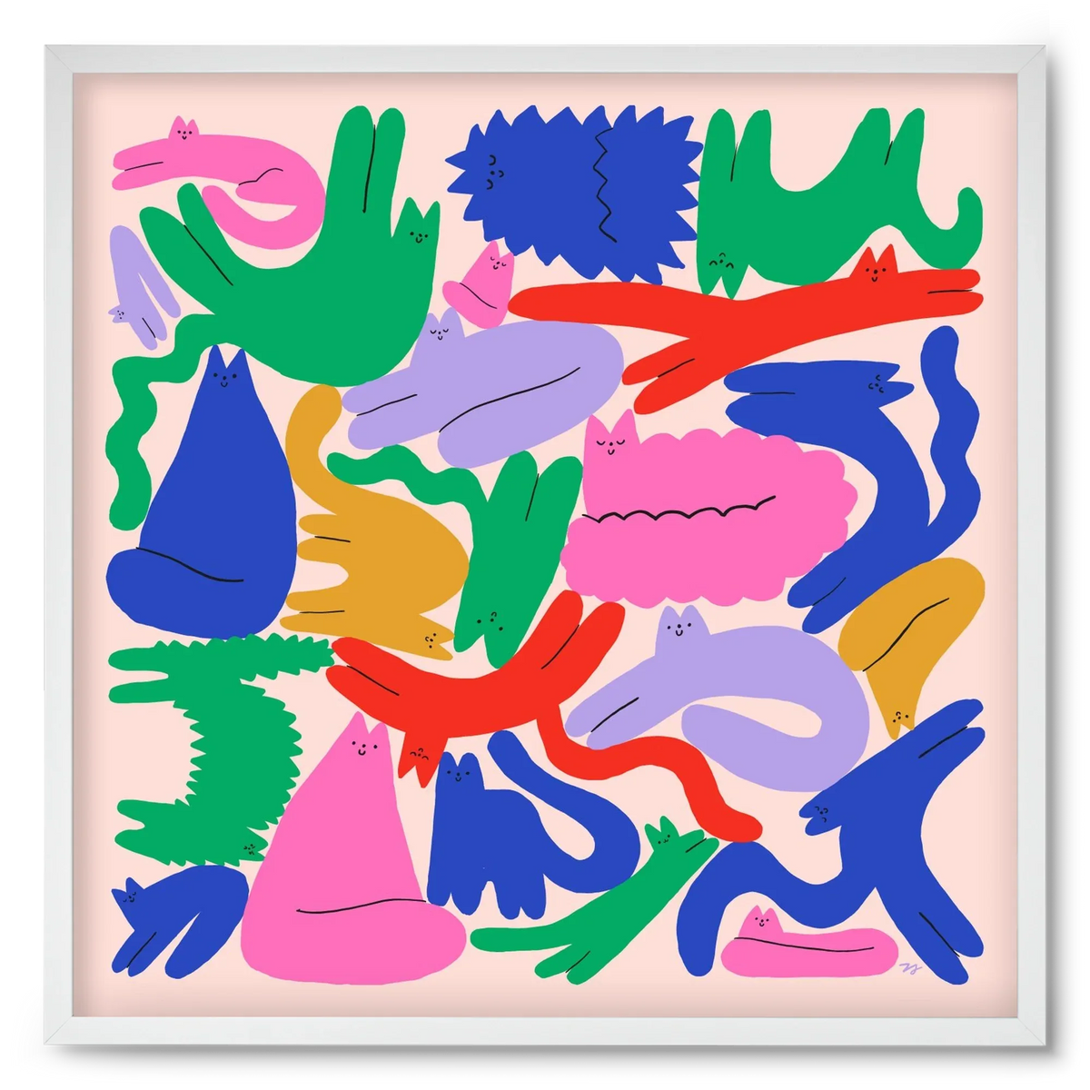 Colorful Cats - artbridge
