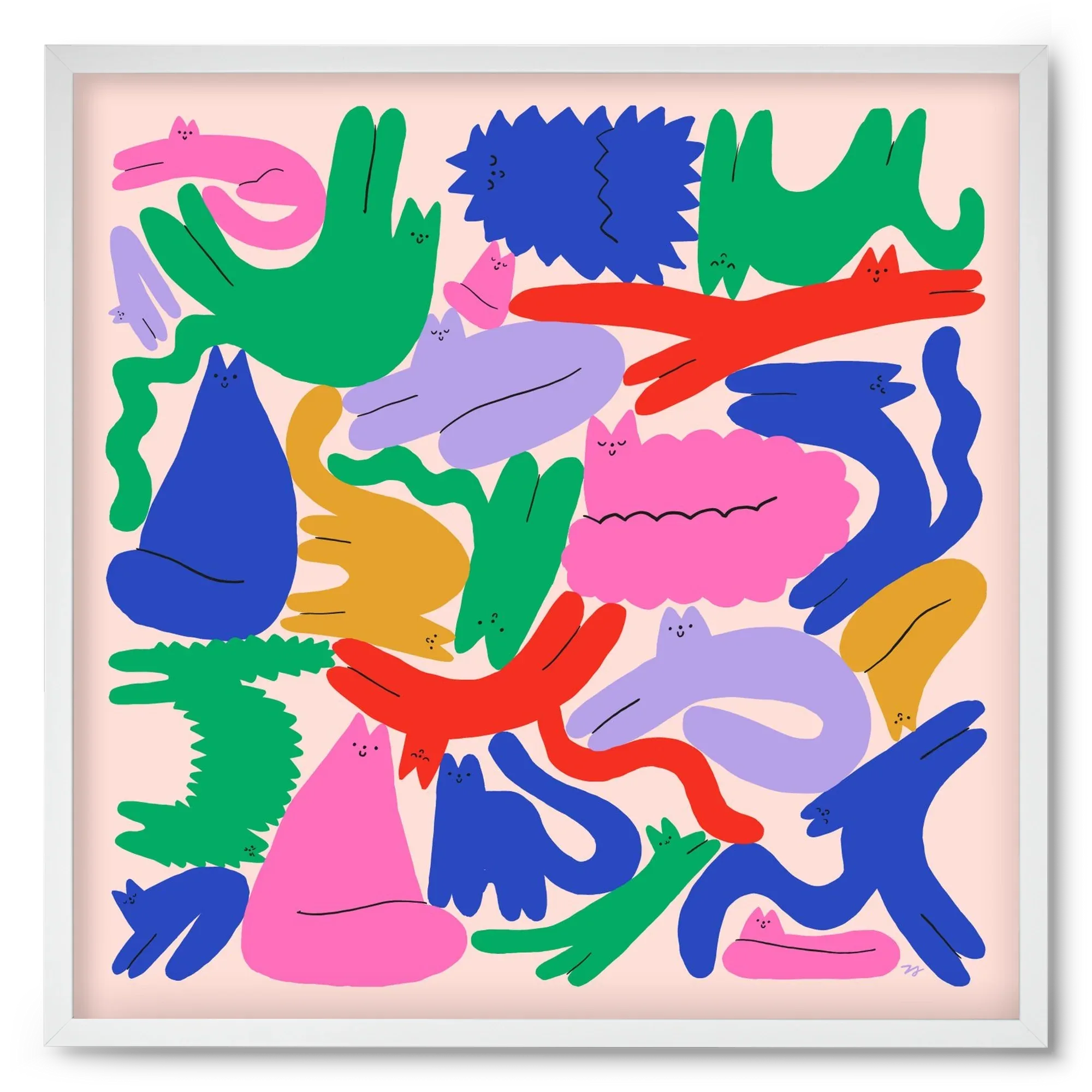 Colorful Cats - artbridge