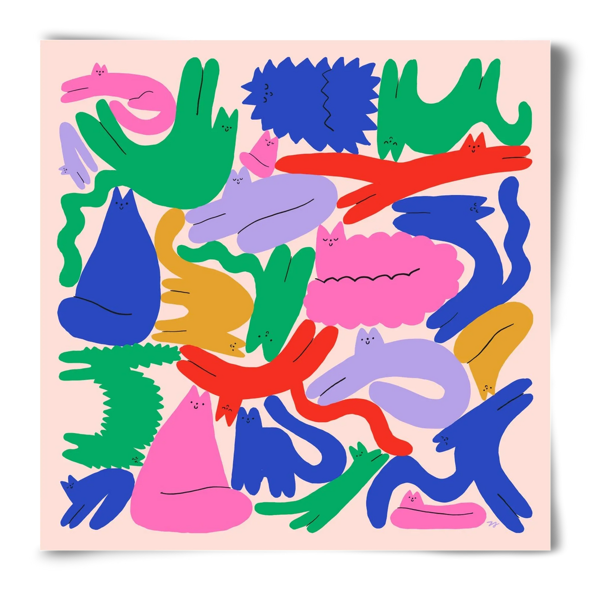 Colorful Cats - artbridge