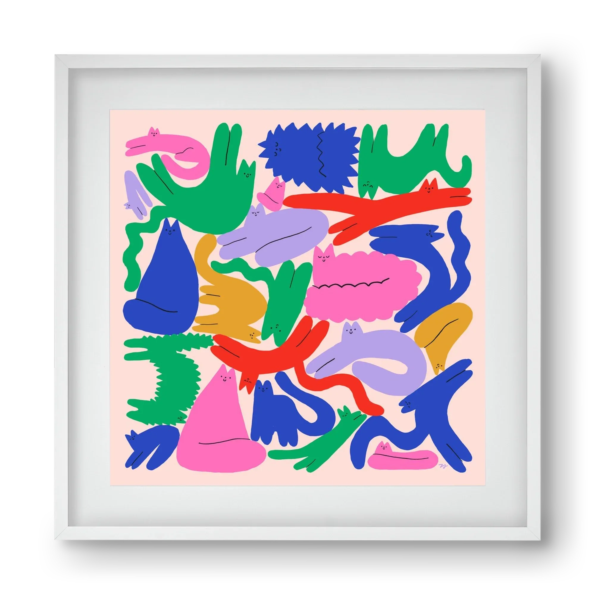 Colorful Cats - artbridge