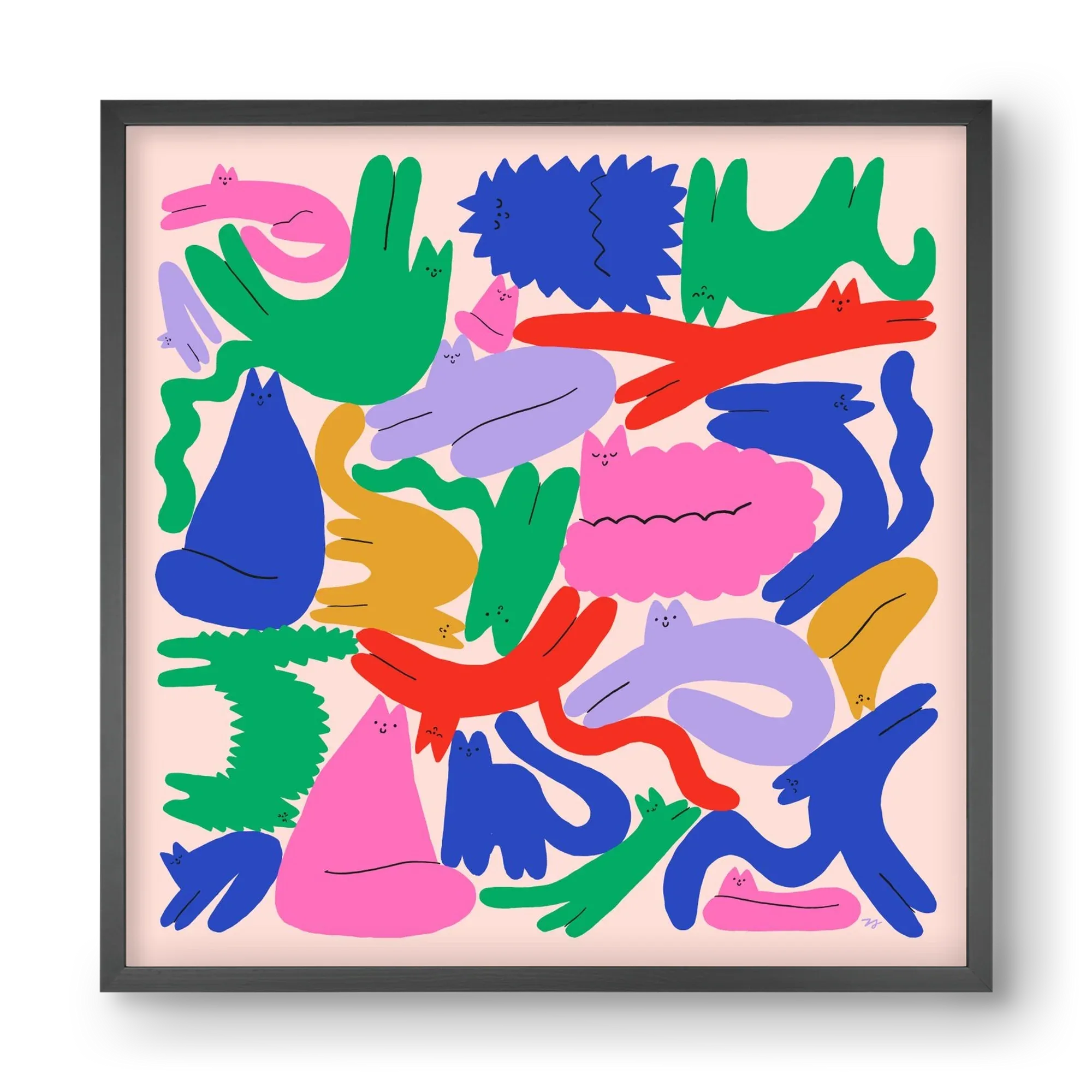 Colorful Cats - artbridge