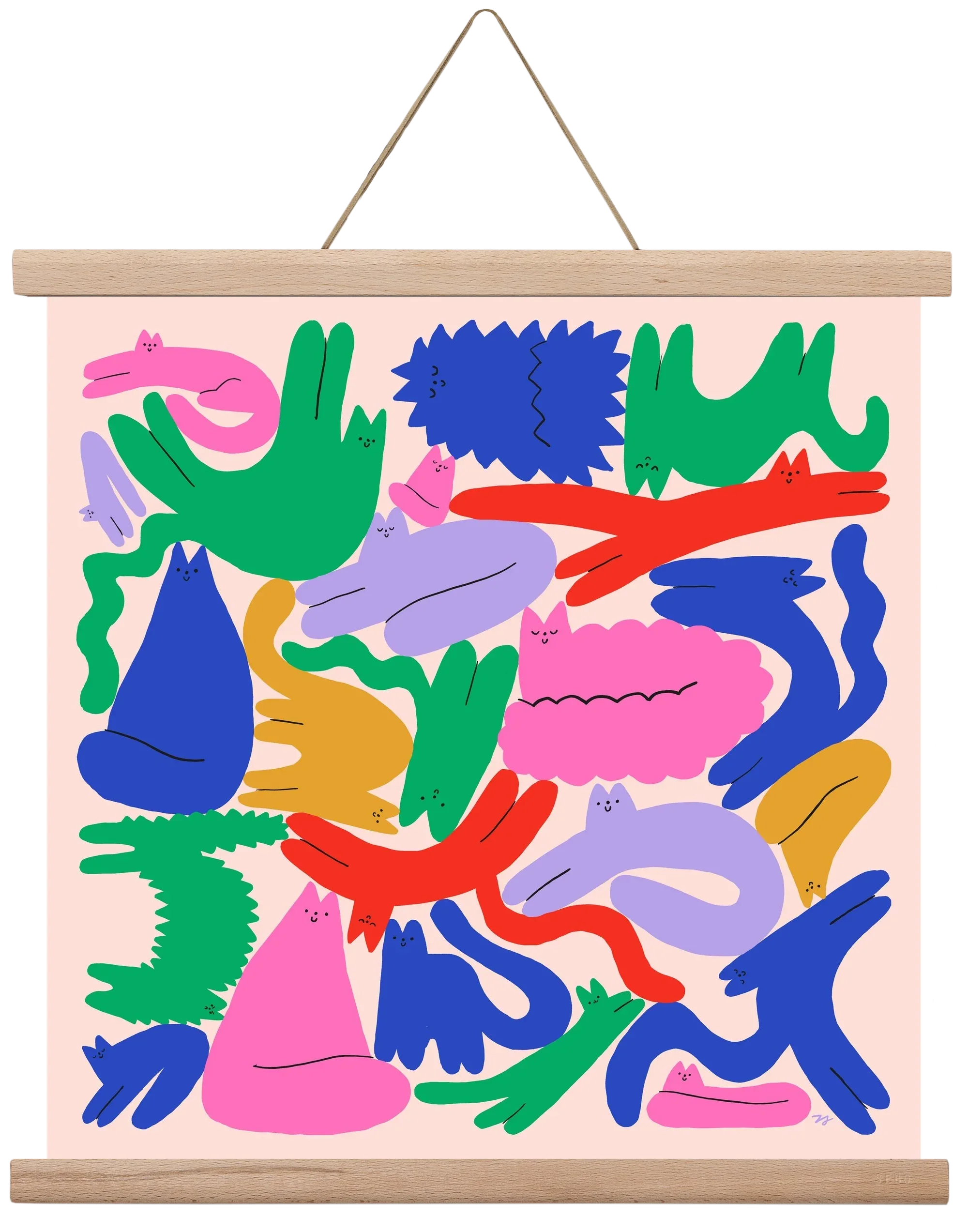 Colorful Cats - artbridge