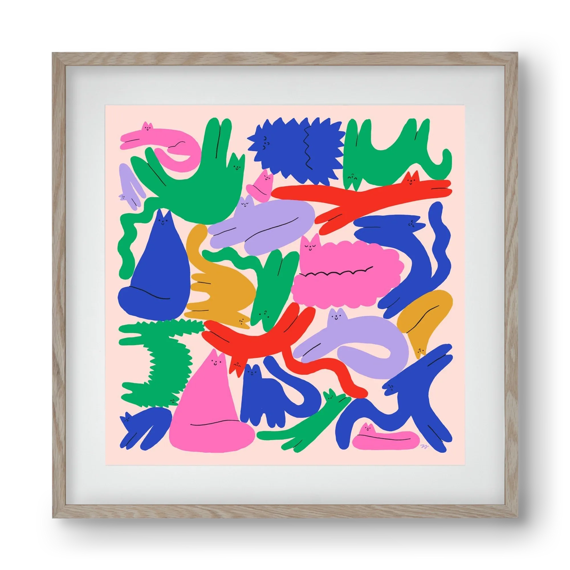 Colorful Cats - artbridge