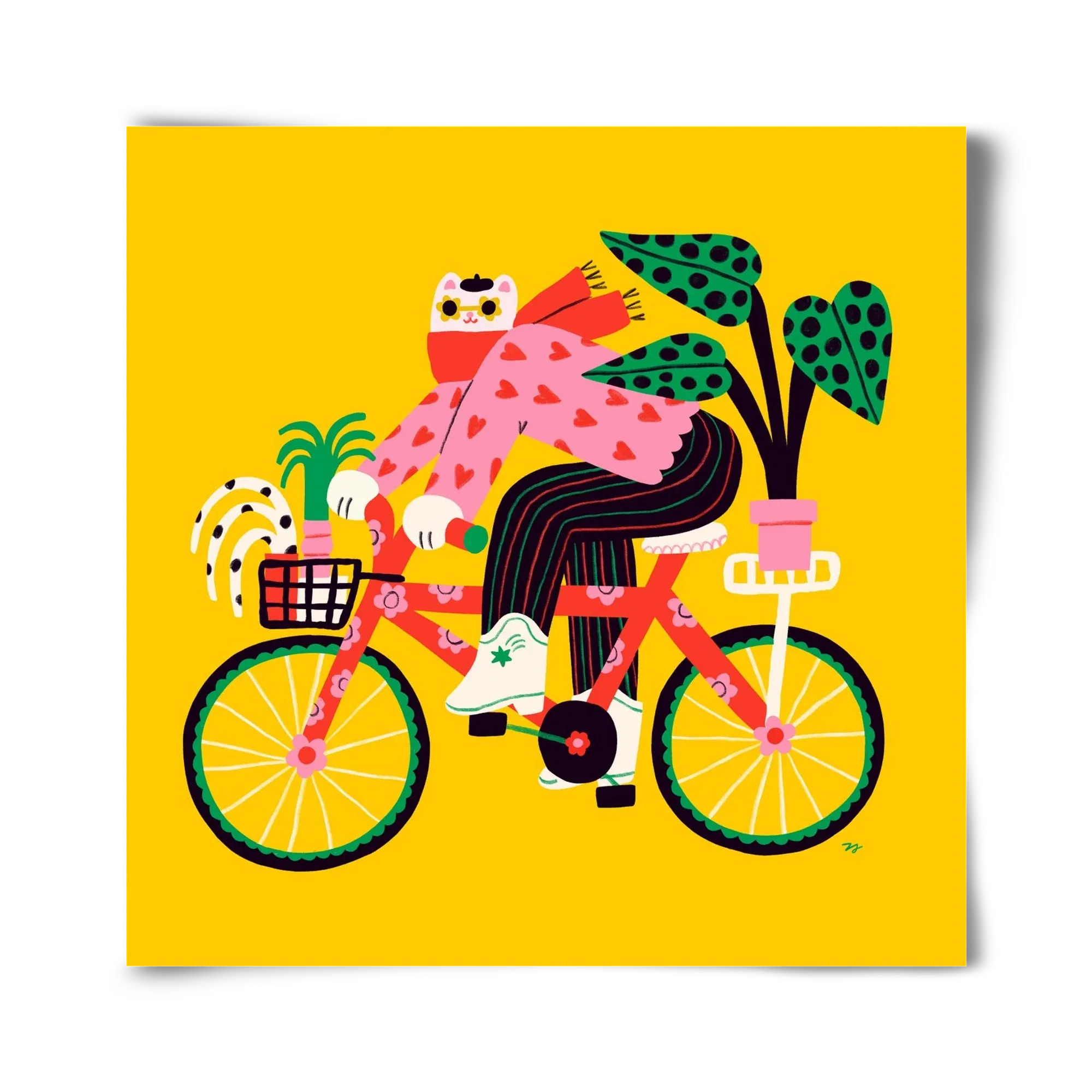 Biking Cat - artbridge