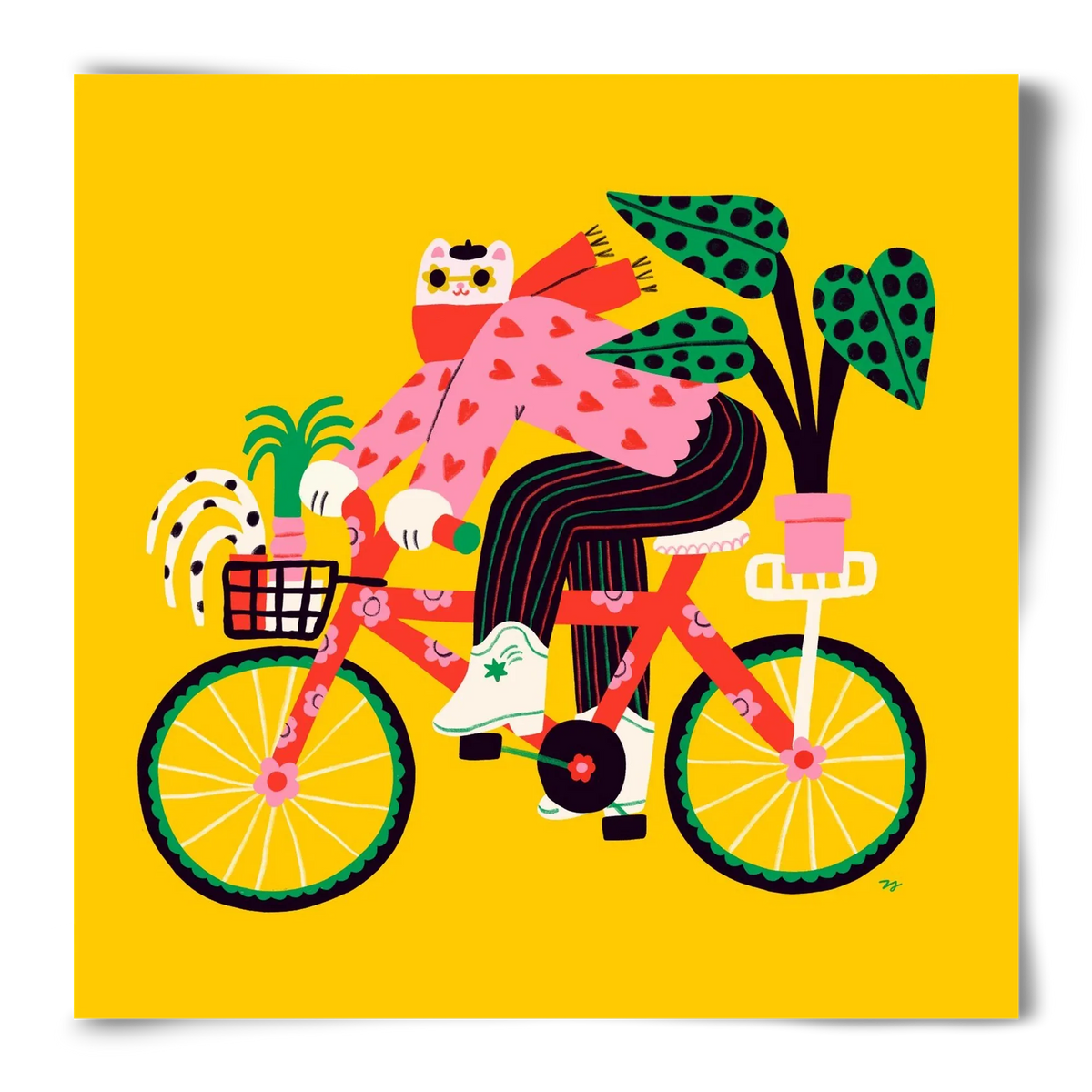 Biking Cat - artbridge
