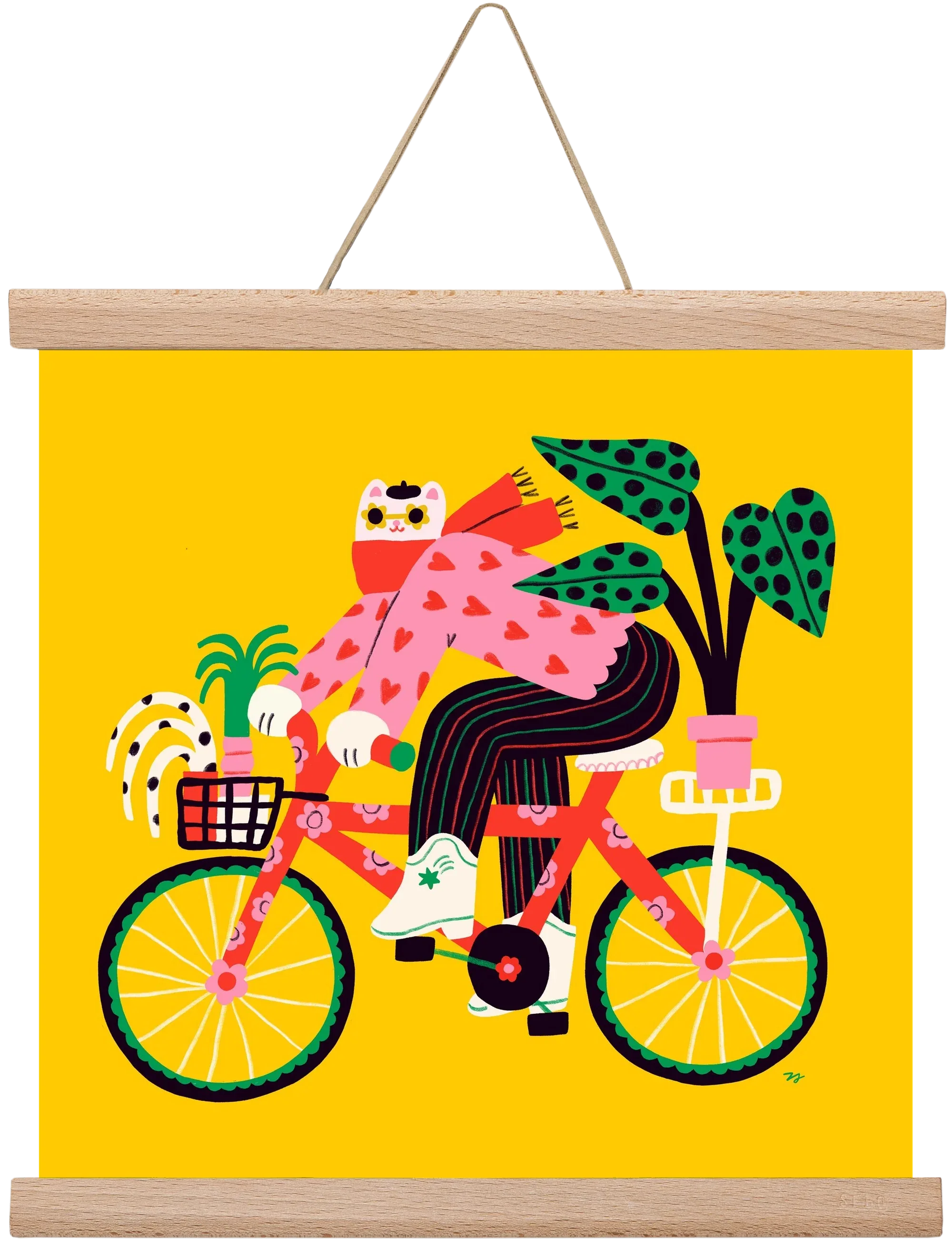 Biking Cat - artbridge