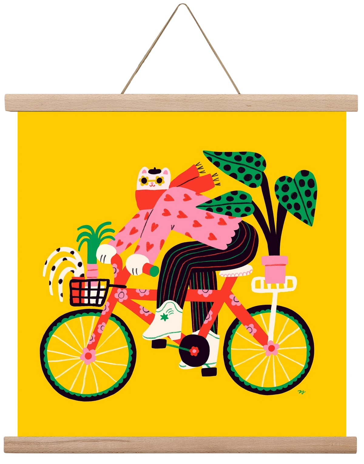 Biking Cat - artbridge