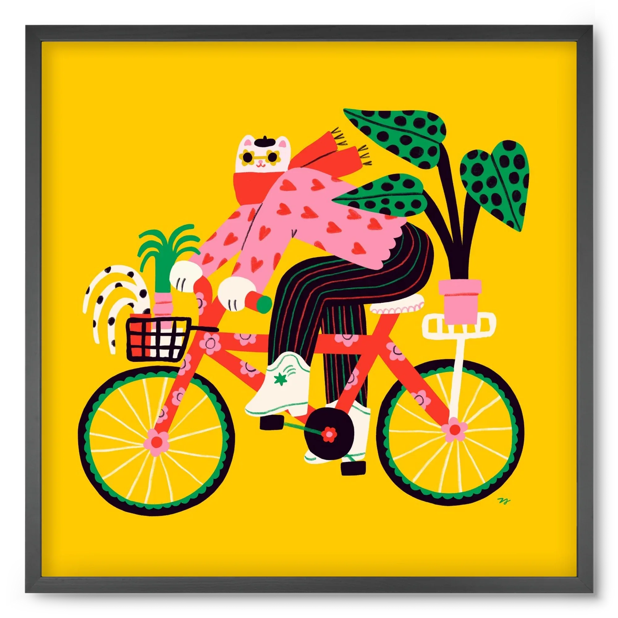Biking Cat - artbridge