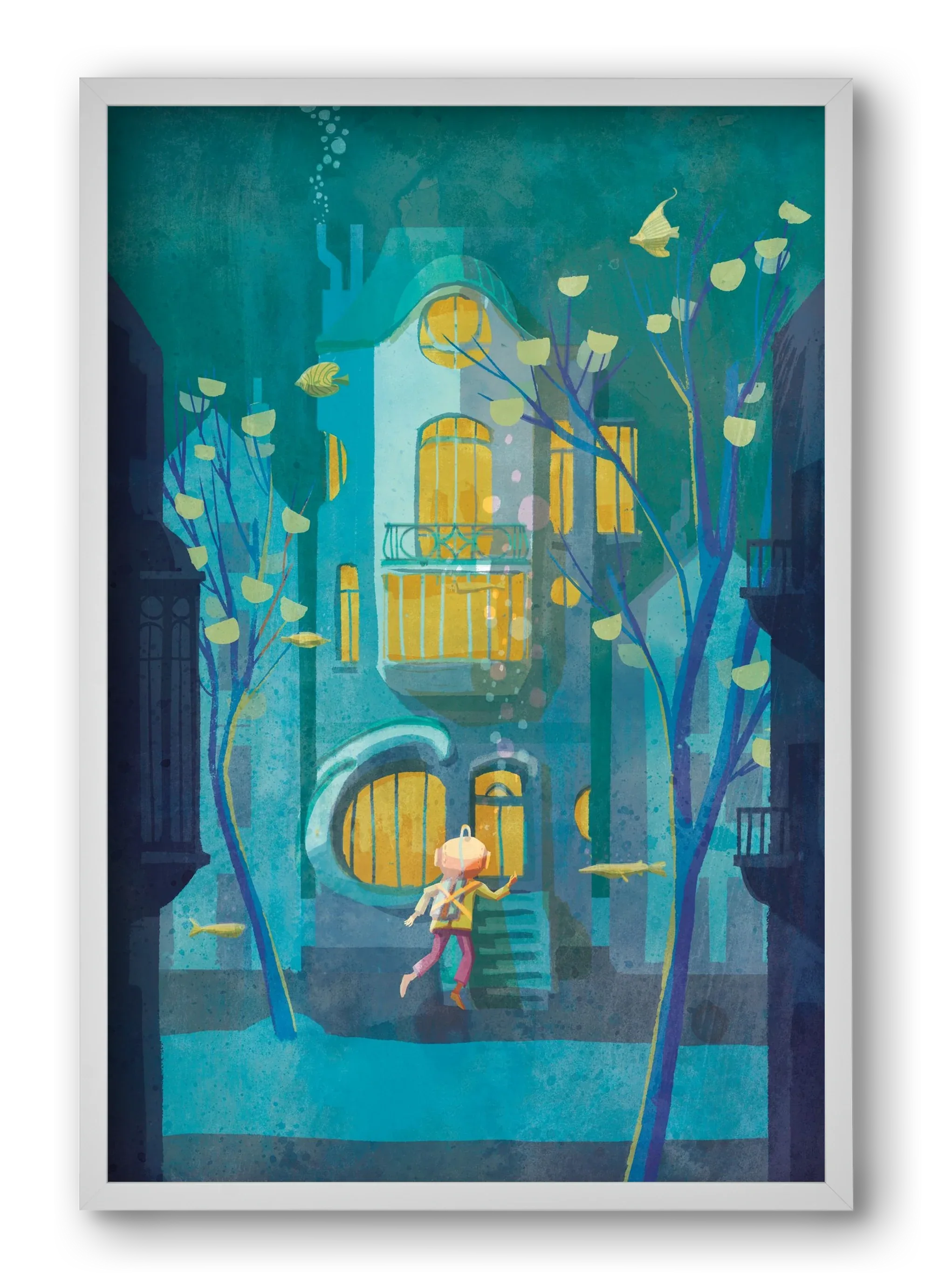 House under water - artbridge