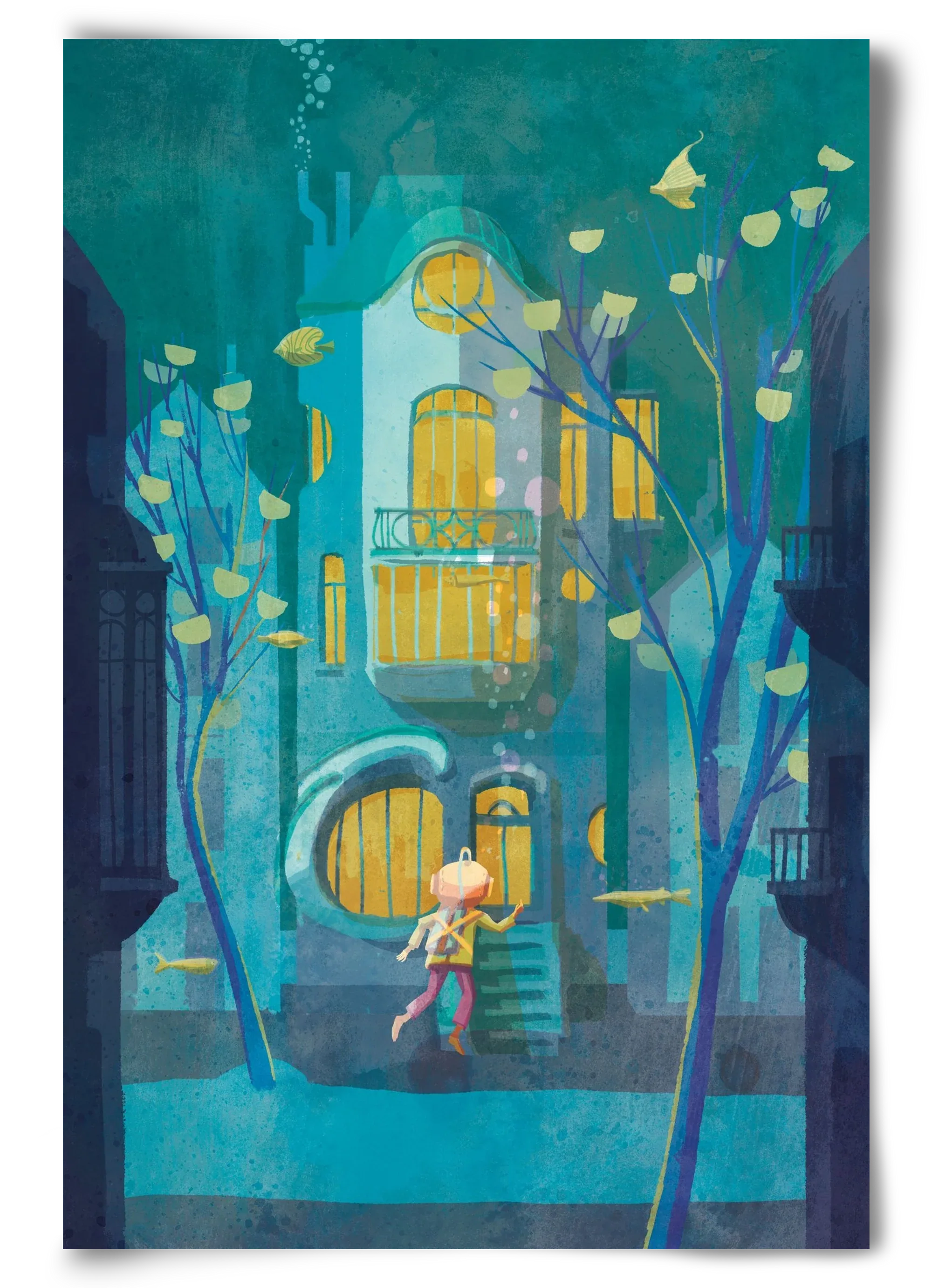 House under water - artbridge