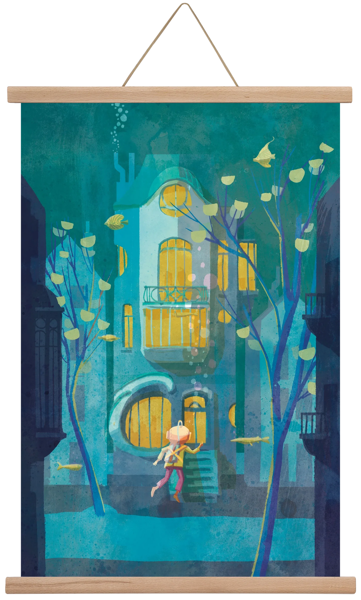 House under water - artbridge