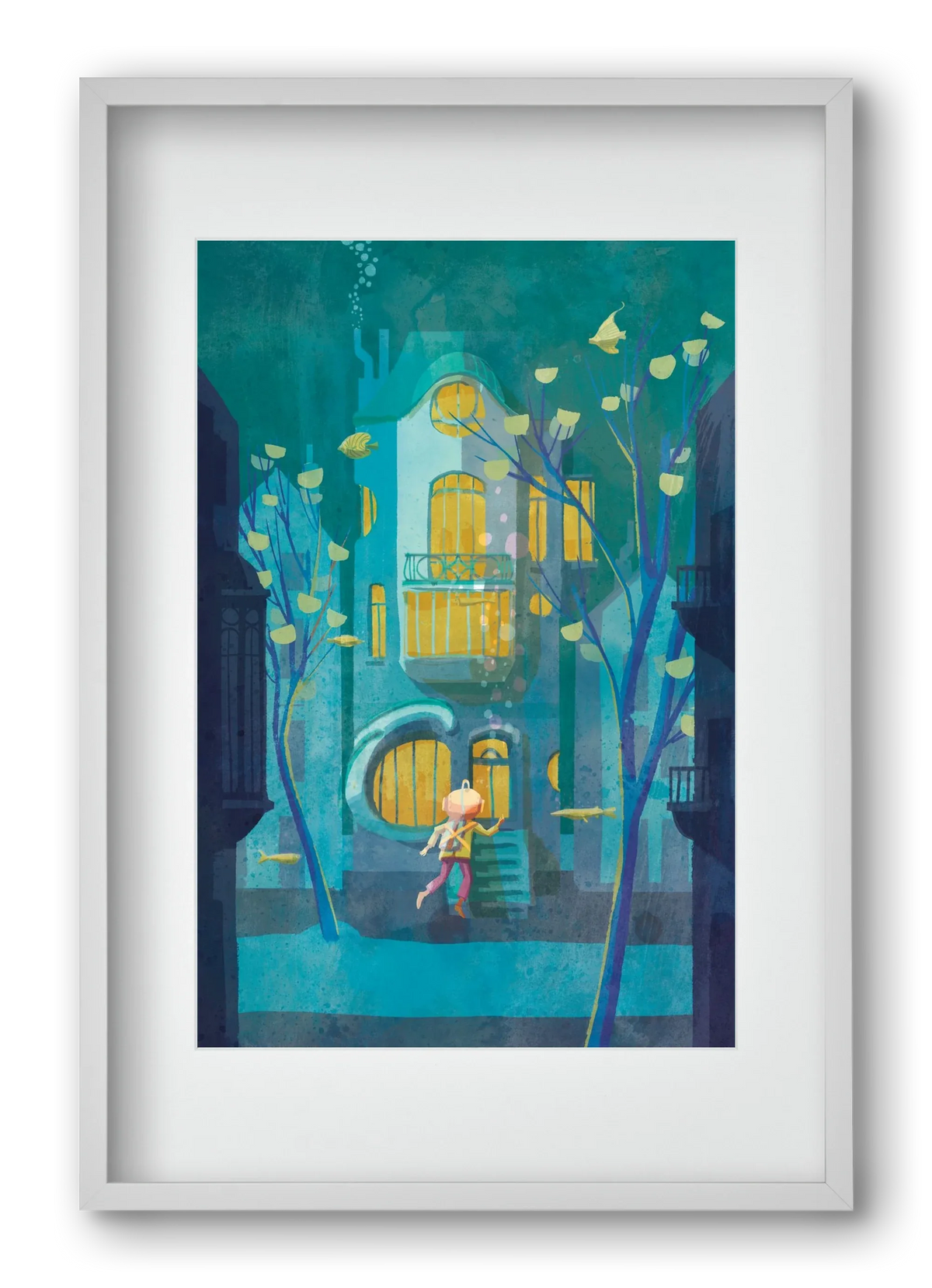 House under water - artbridge