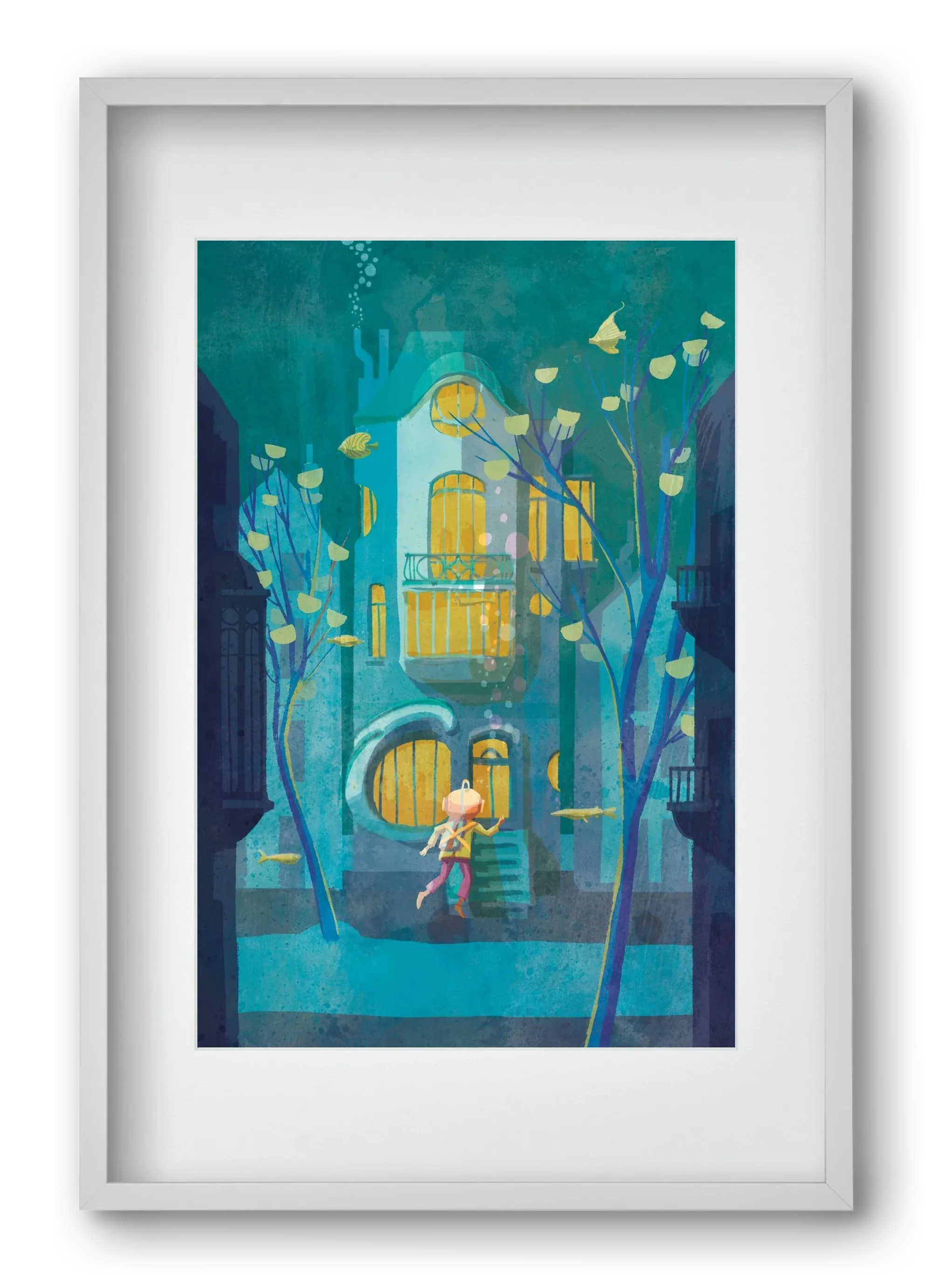 House under water - artbridge