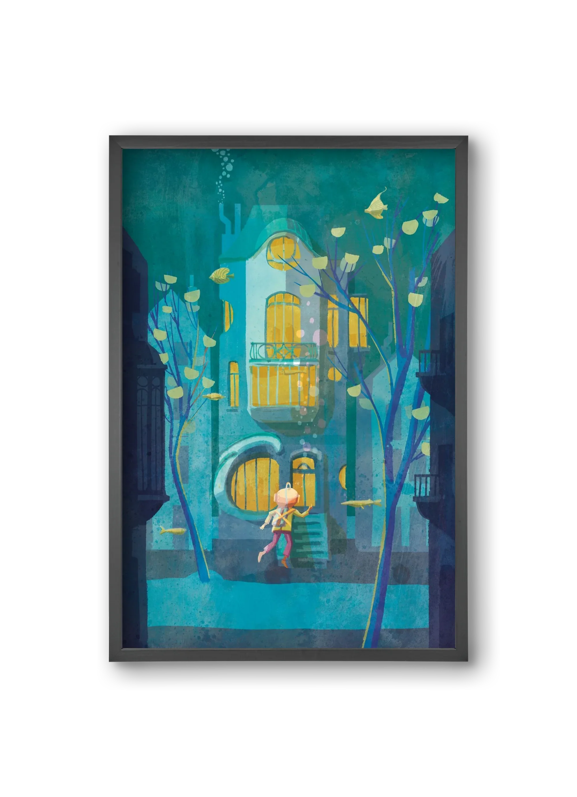 House under water - artbridge