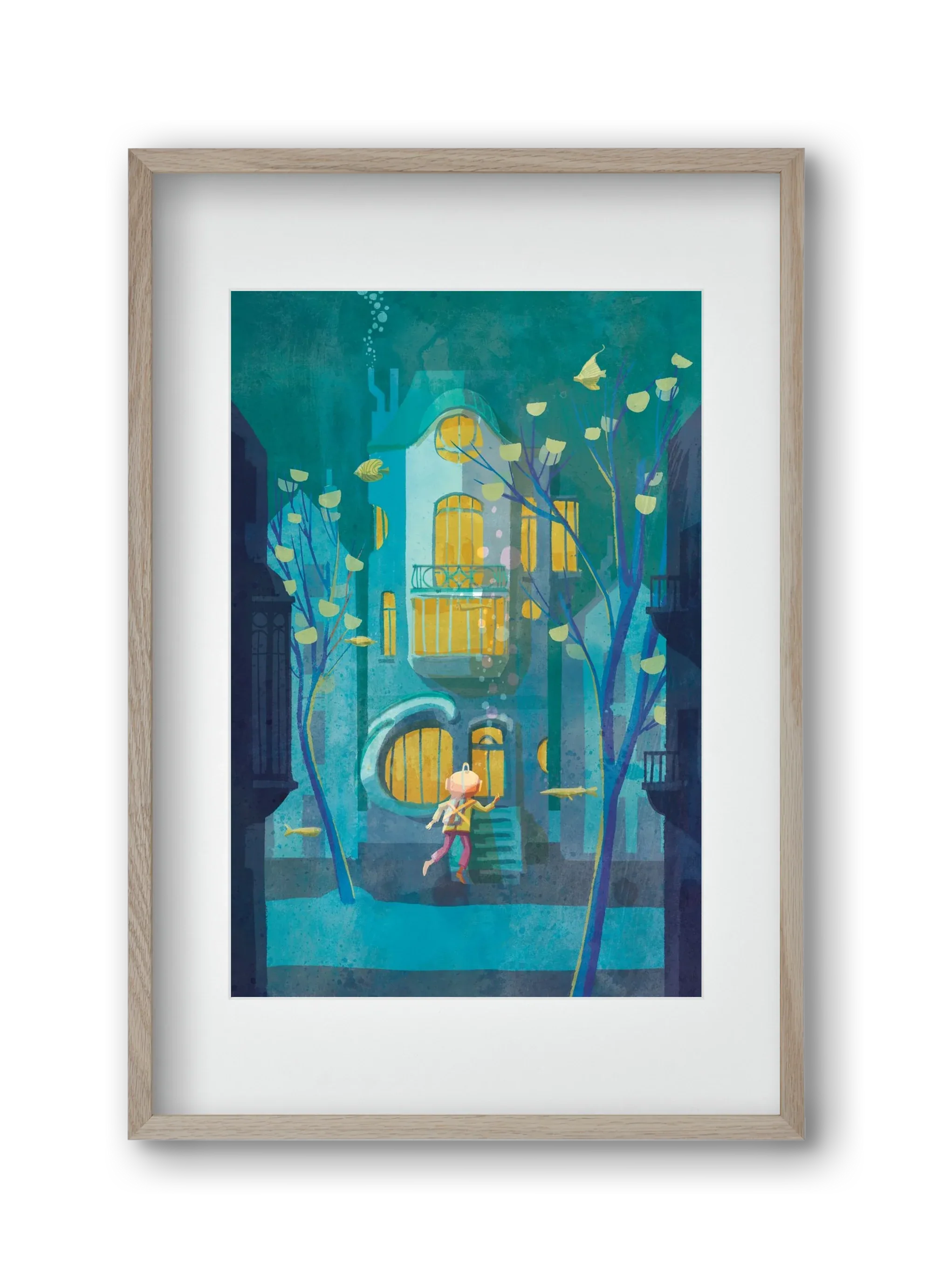 House under water - artbridge