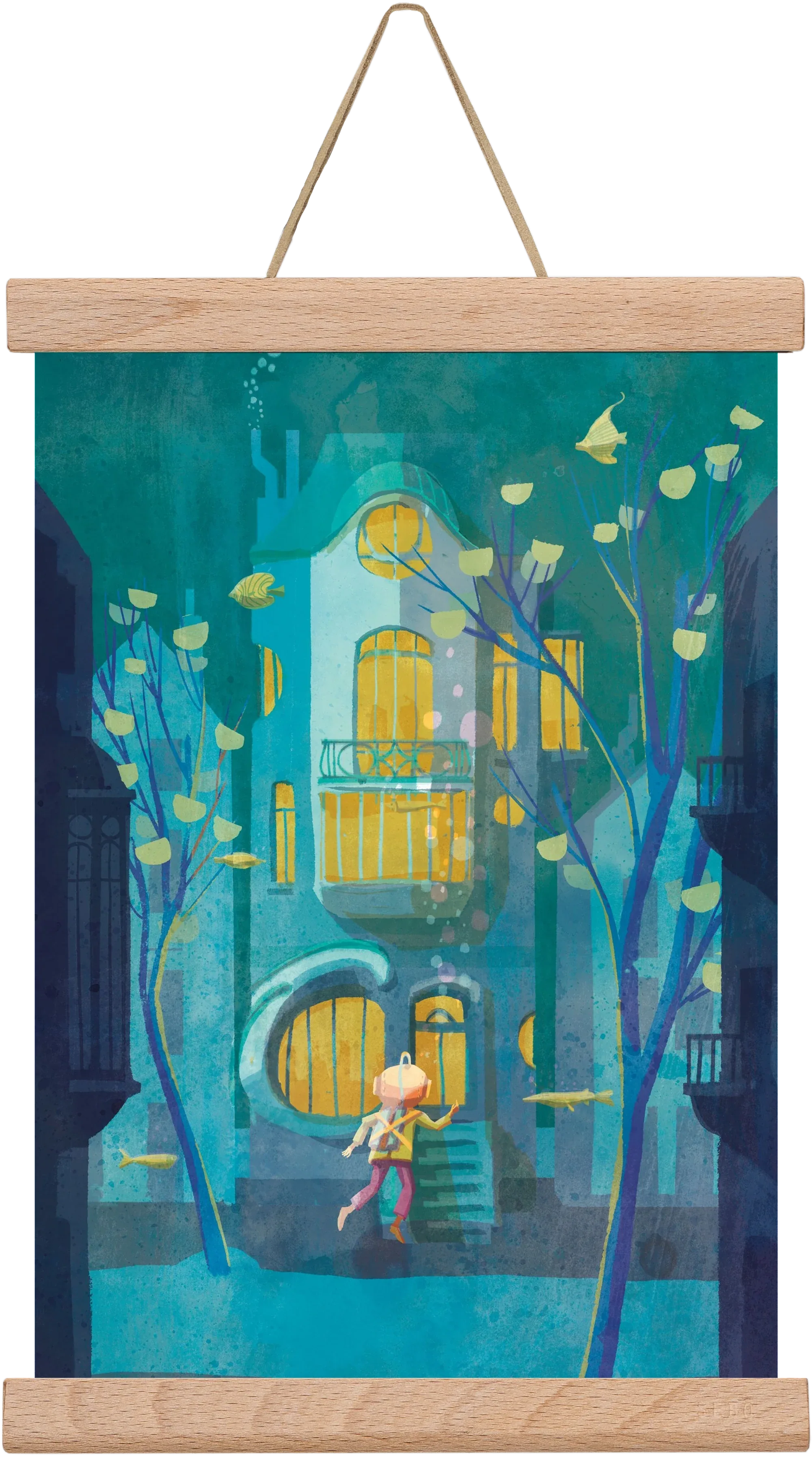 House under water - artbridge