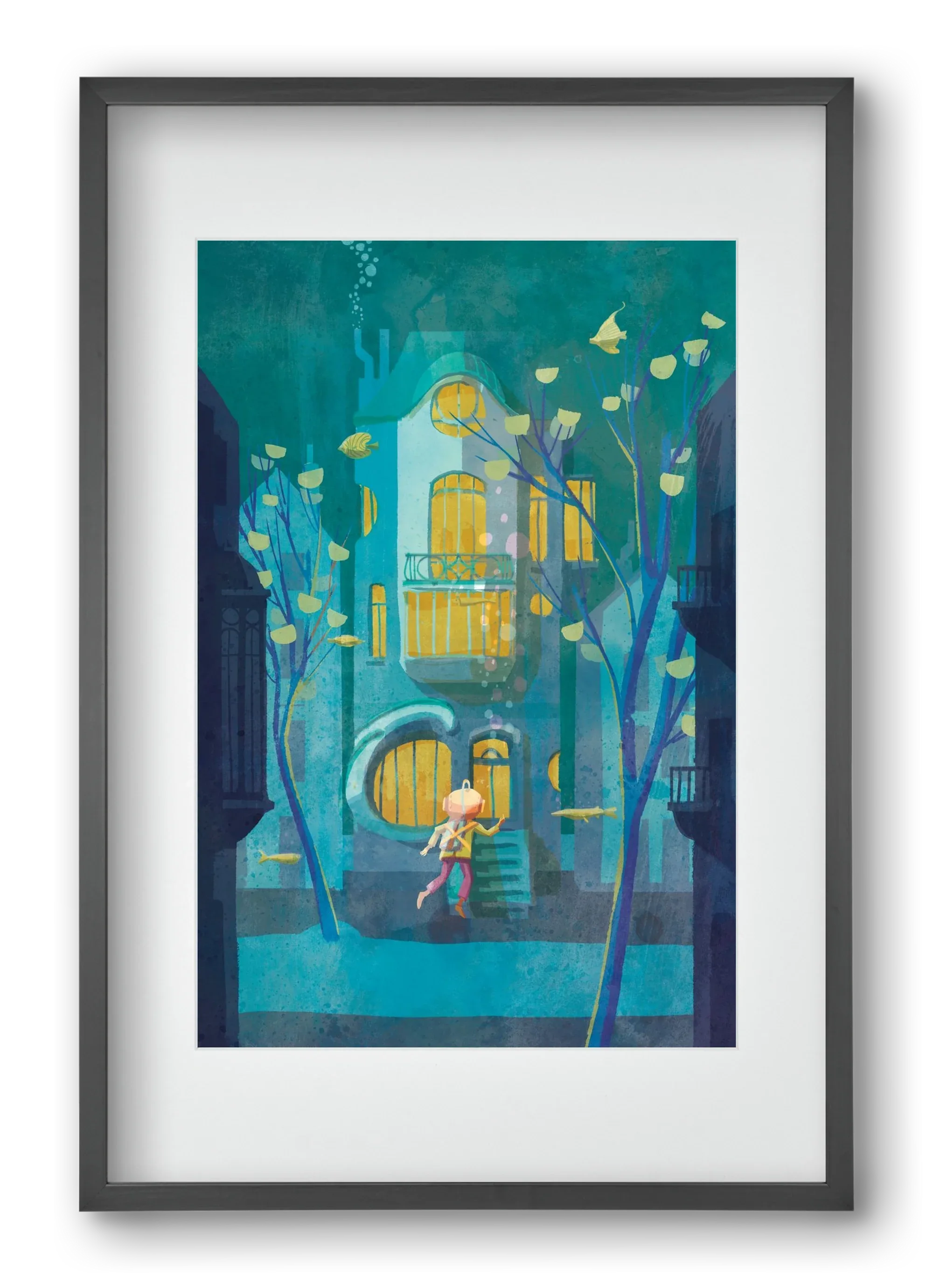 House under water - artbridge